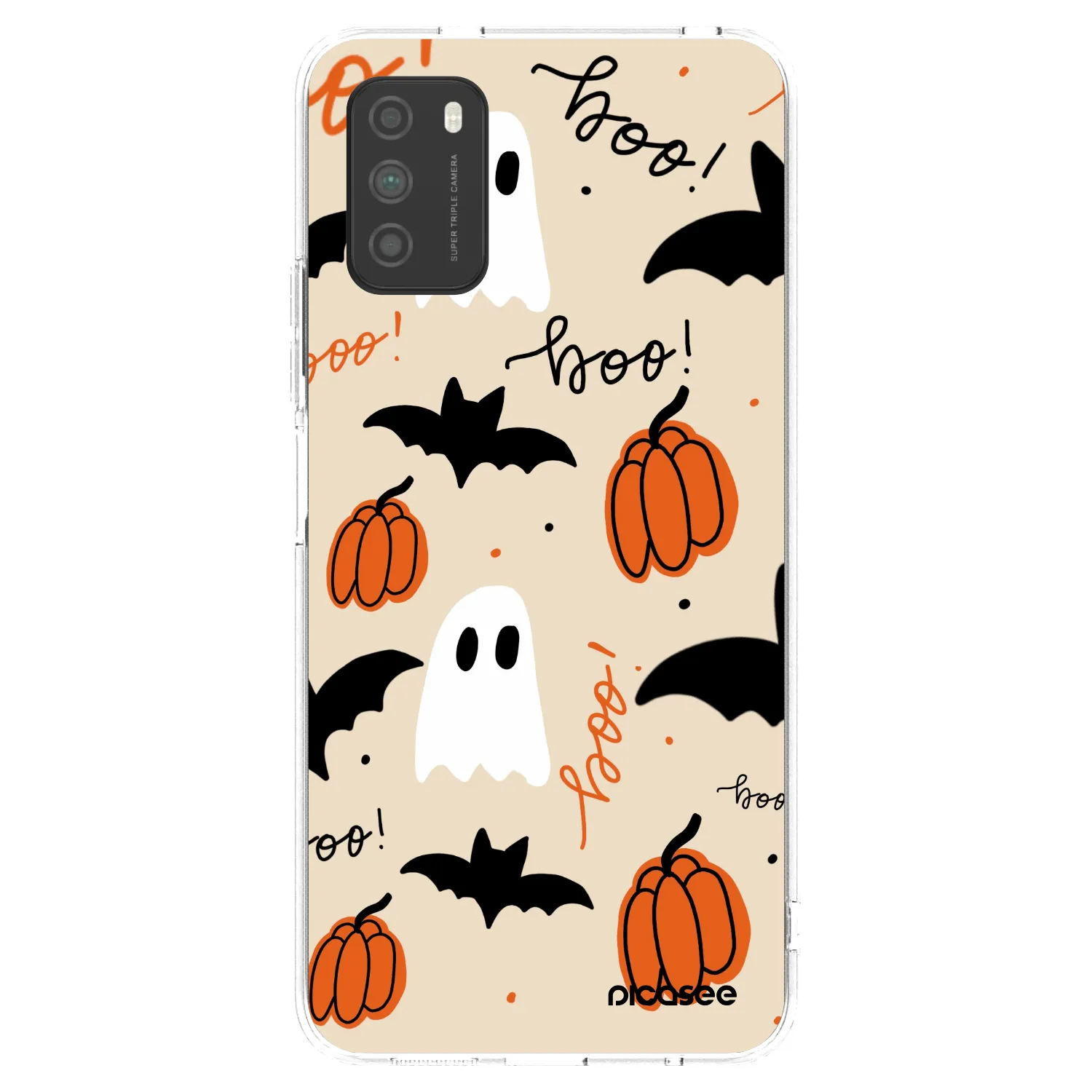Picasee husă transparentă din silicon pentru Xiaomi Poco M3 - Halloween 26