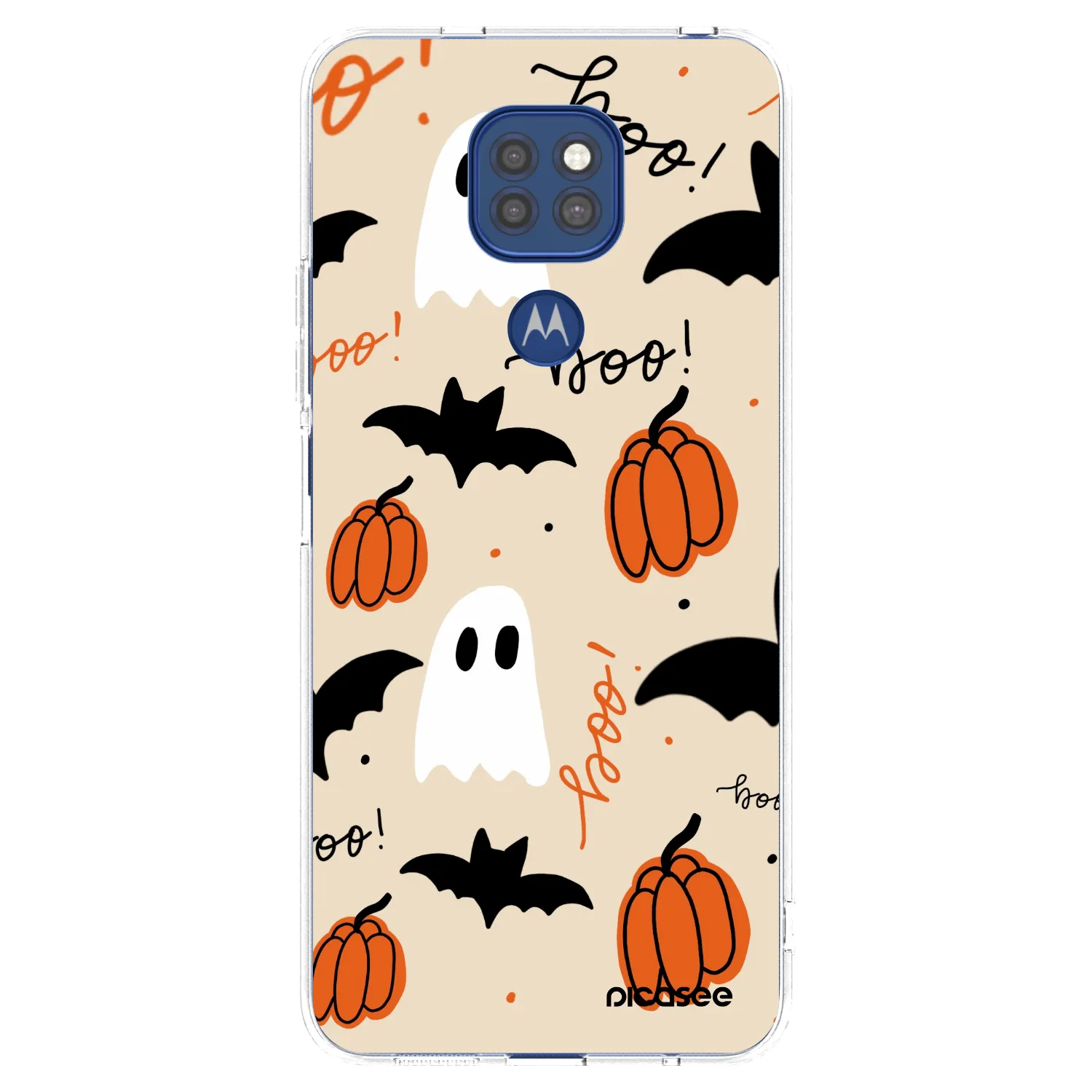 Picasee husă transparentă din silicon pentru Motorola Moto G9 Play - Halloween 26