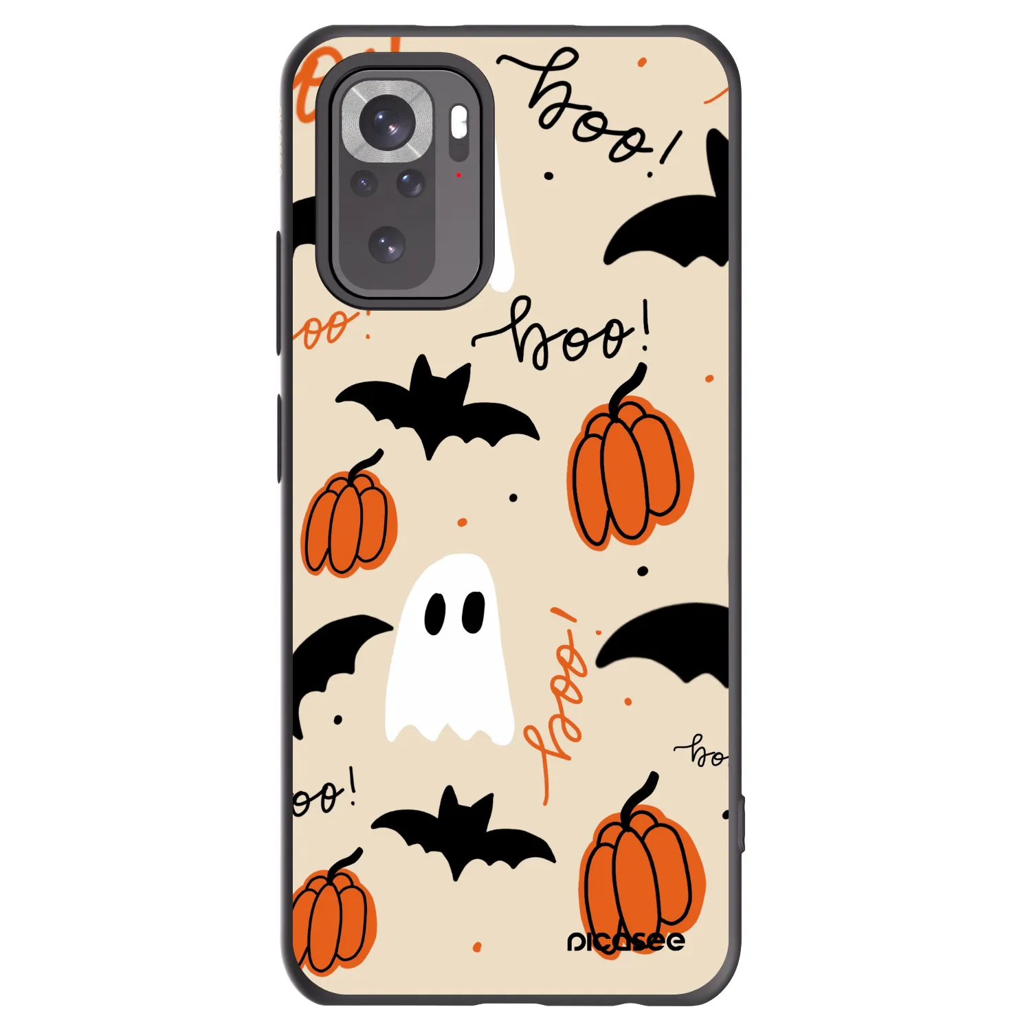 Picasee husă neagră din silicon pentru Xiaomi Redmi Note 10 - Halloween 26