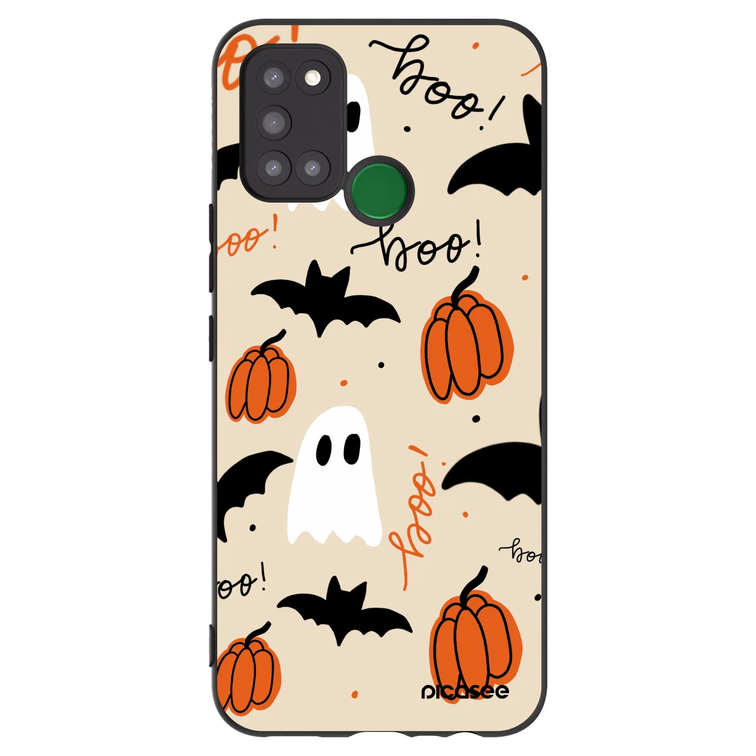 Picasee husă neagră din silicon pentru Realme 7i - Halloween 26