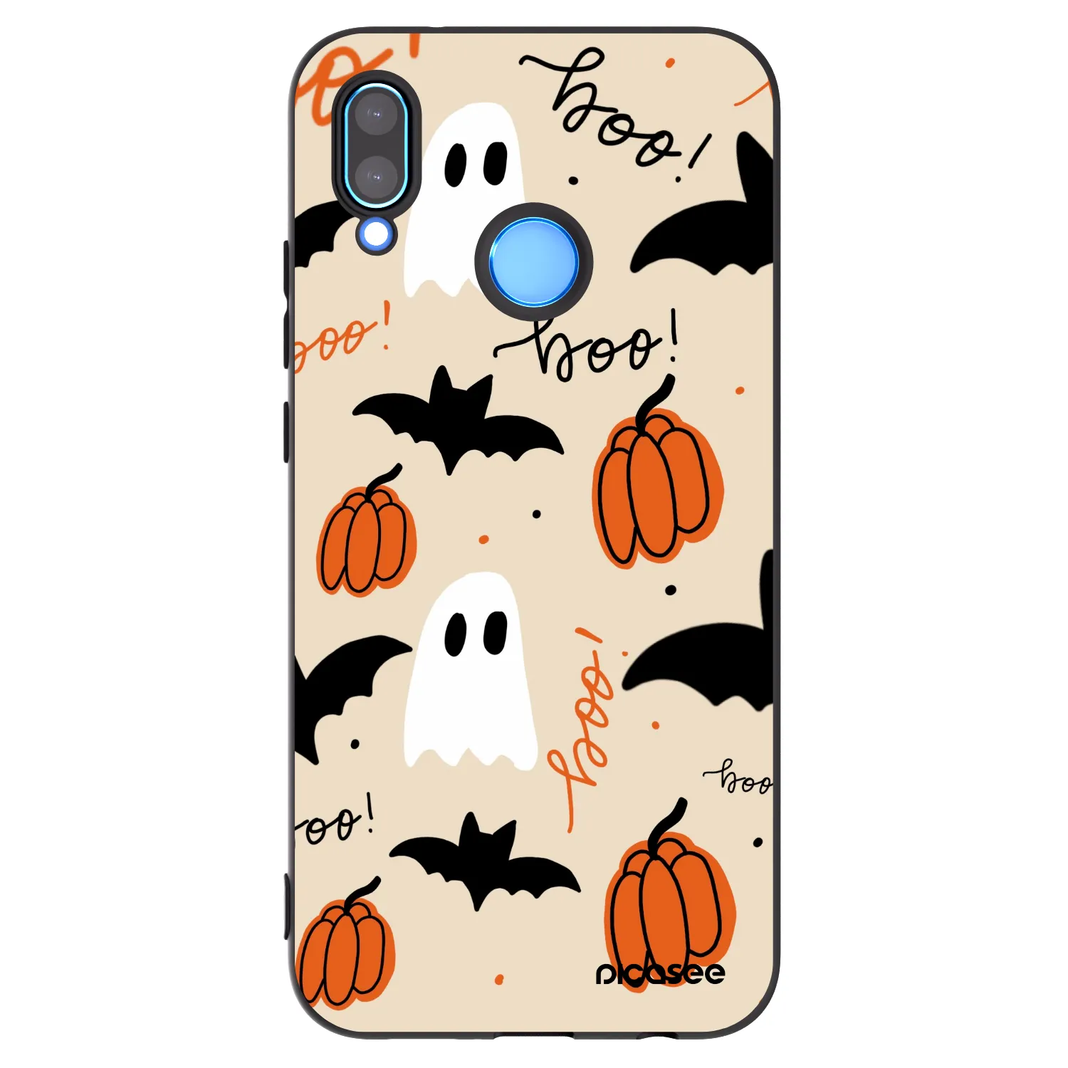 Picasee husă neagră din silicon pentru Huawei P20 Lite - Halloween 26
