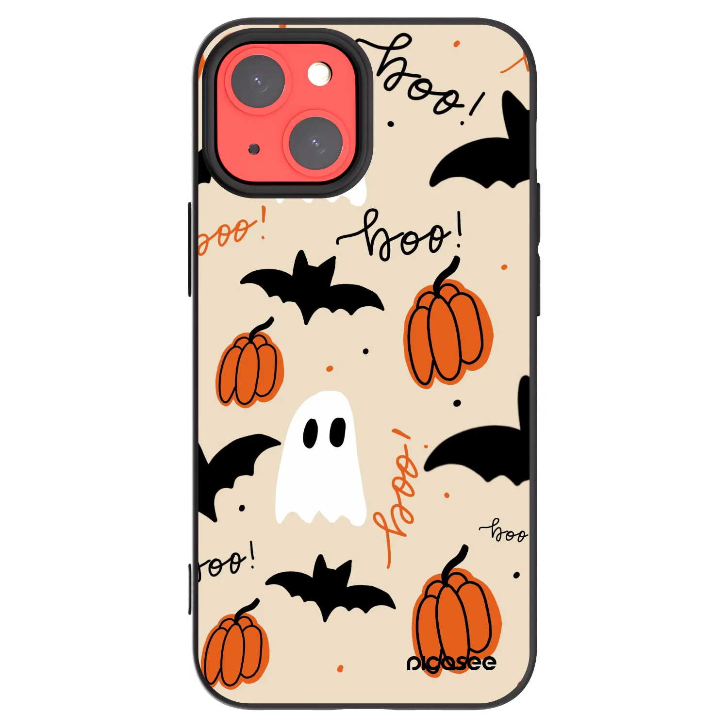 Picasee husă neagră din silicon pentru Apple iPhone 13 mini - Halloween 26