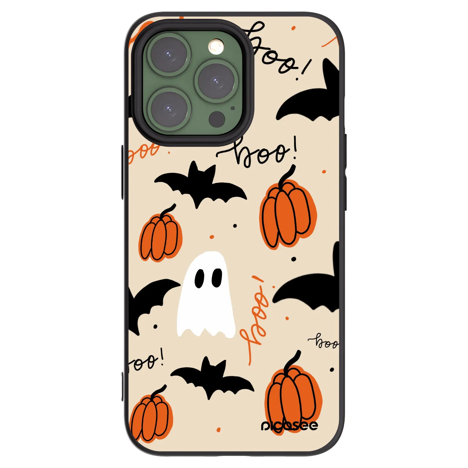 Picasee husă neagră din silicon pentru Apple iPhone 13 Pro - Halloween 26