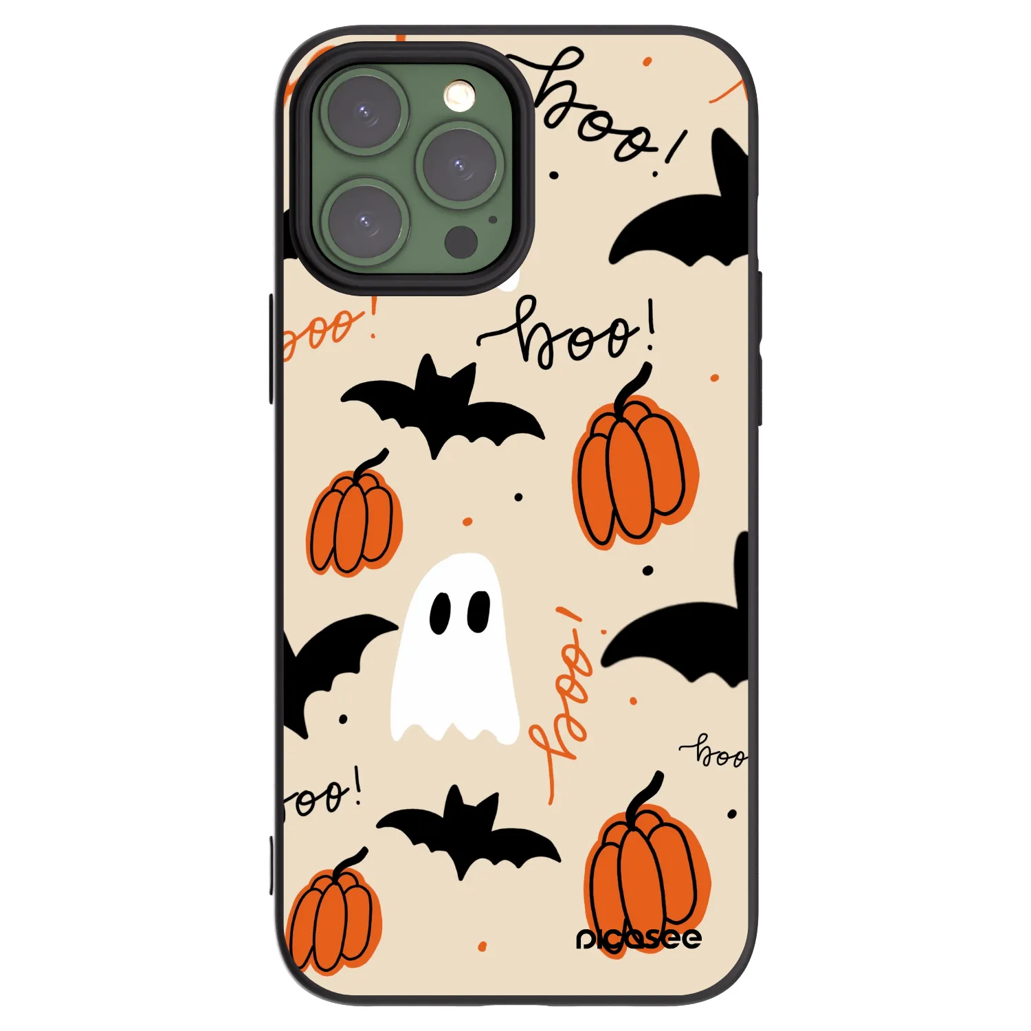 Picasee husă neagră din silicon pentru Apple iPhone 13 Pro Max - Halloween 26