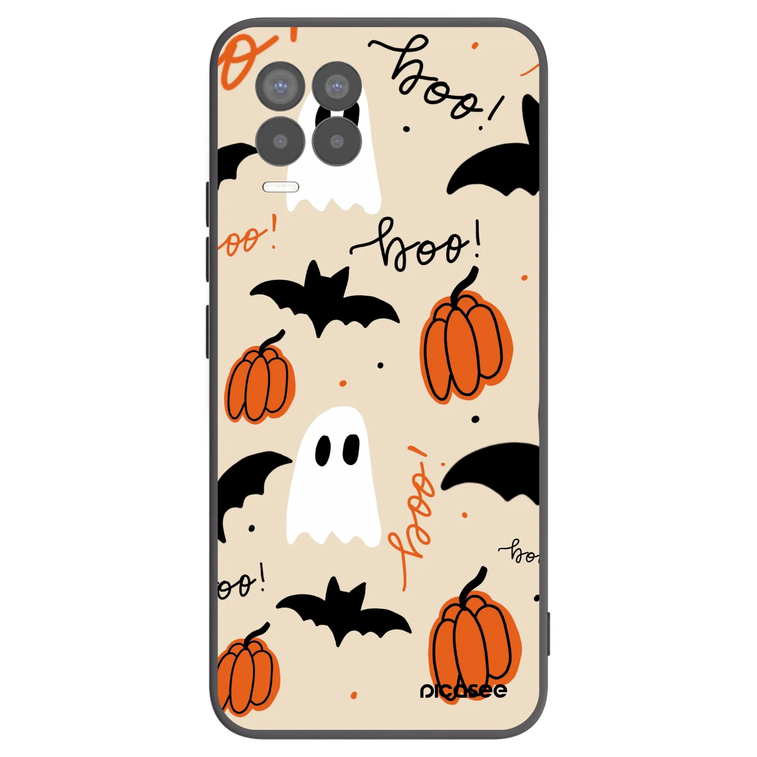 Picasee husă neagră din silicon pentru Realme 8 4G - Halloween 26