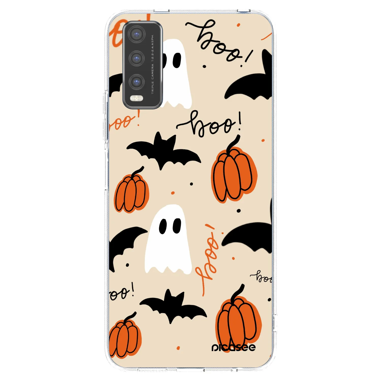 Picasee husă transparentă din silicon pentru Vivo Y20s - Halloween 26
