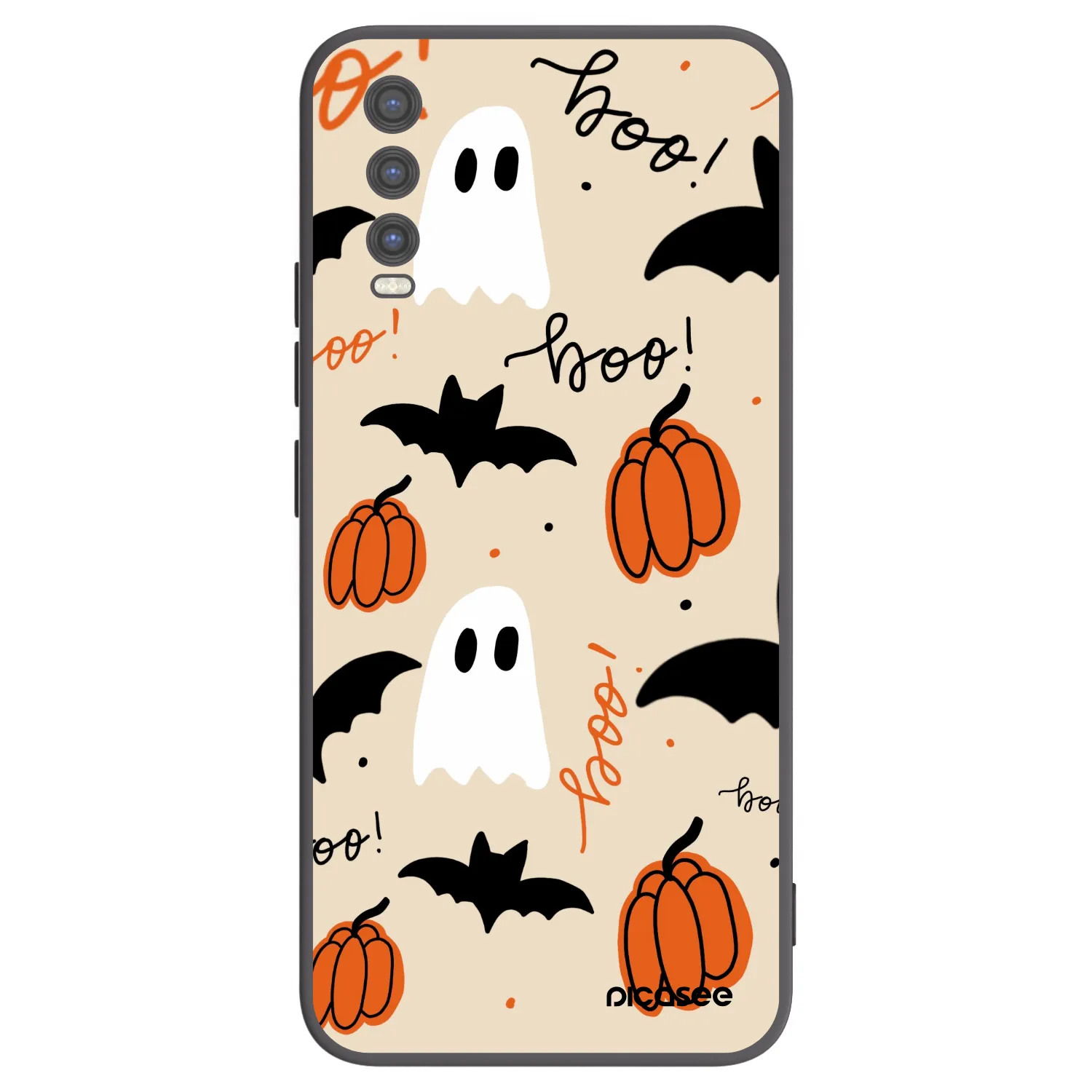 Picasee husă neagră din silicon pentru Vivo Y20s - Halloween 26