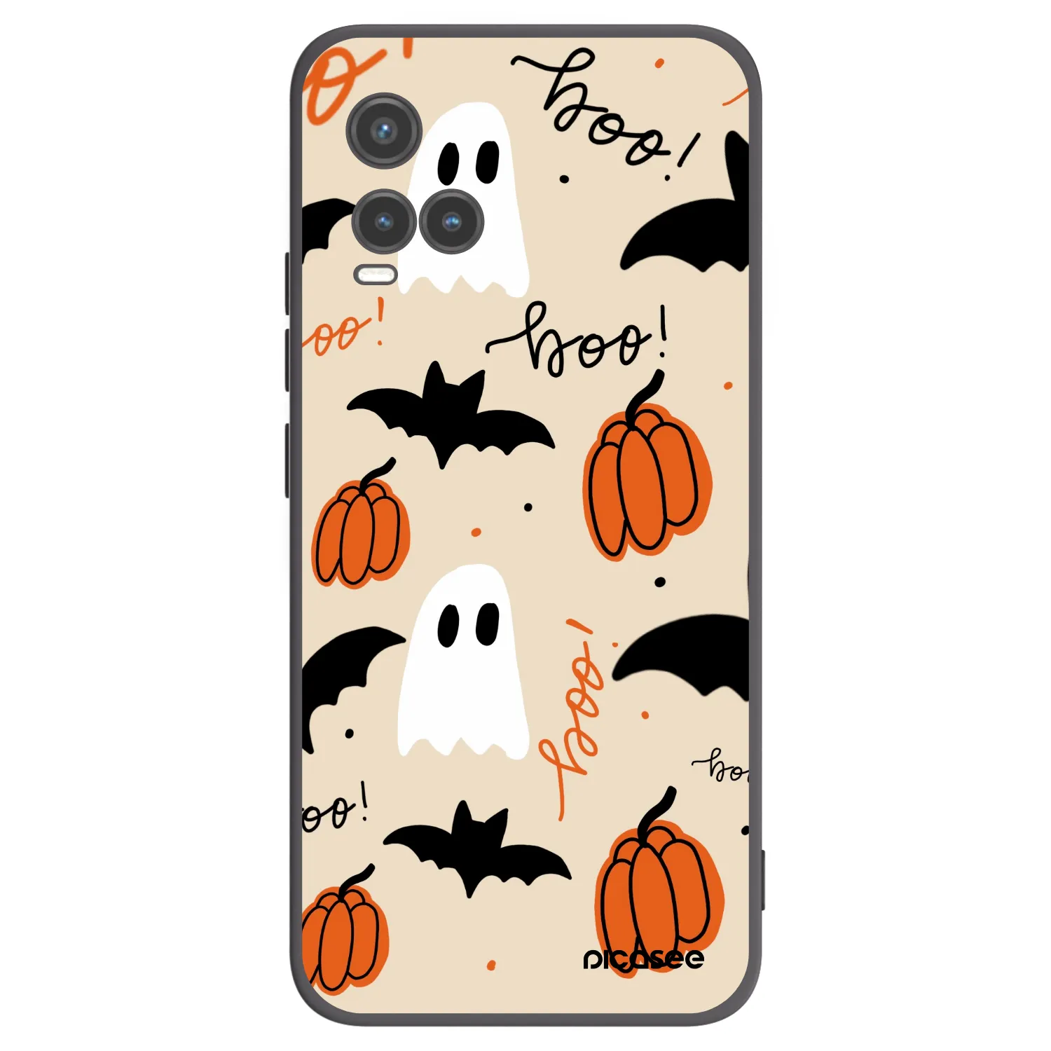 Picasee husă neagră din silicon pentru Vivo Y33s - Halloween 26