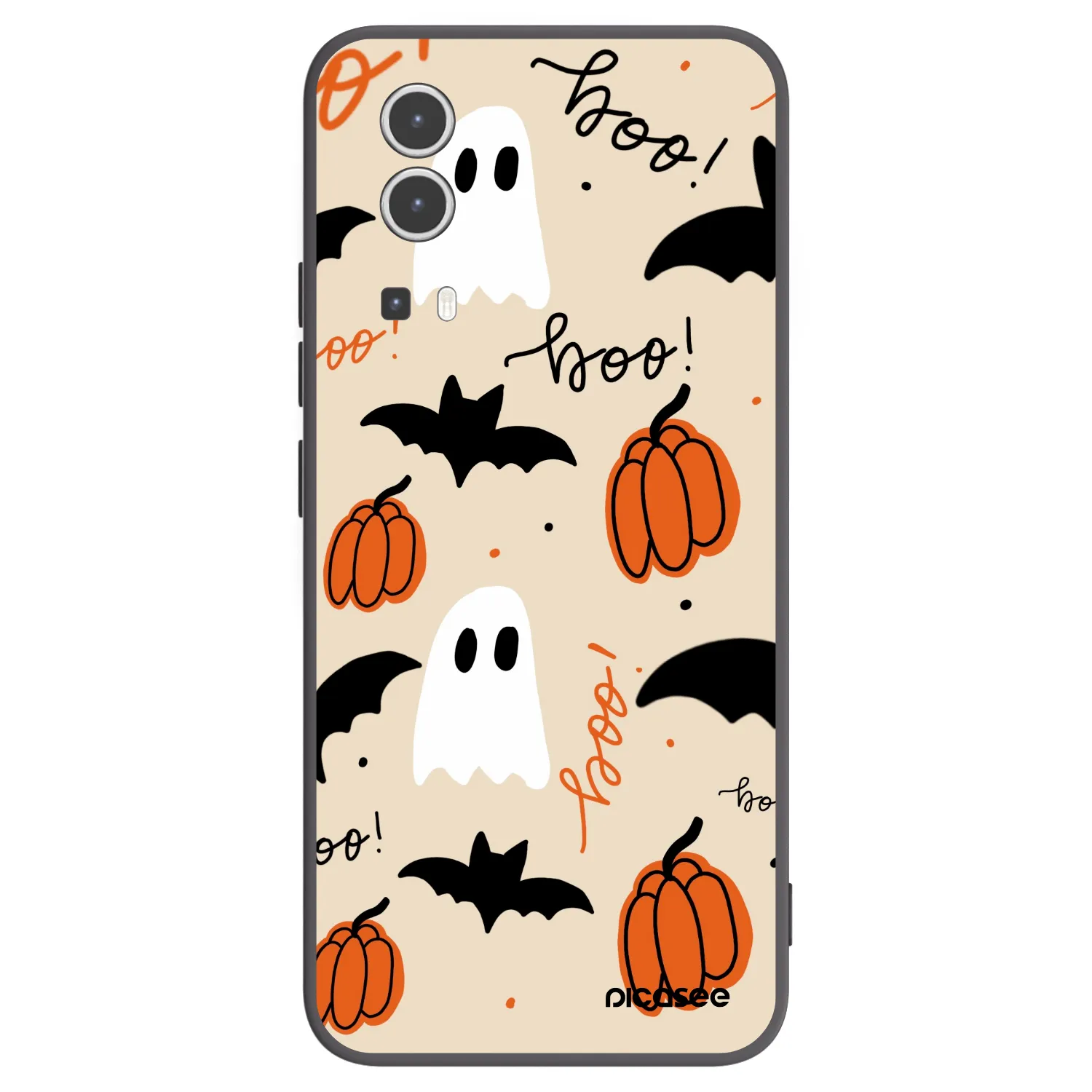 Picasee husă neagră din silicon pentru Vivo Y72 5G - Halloween 26
