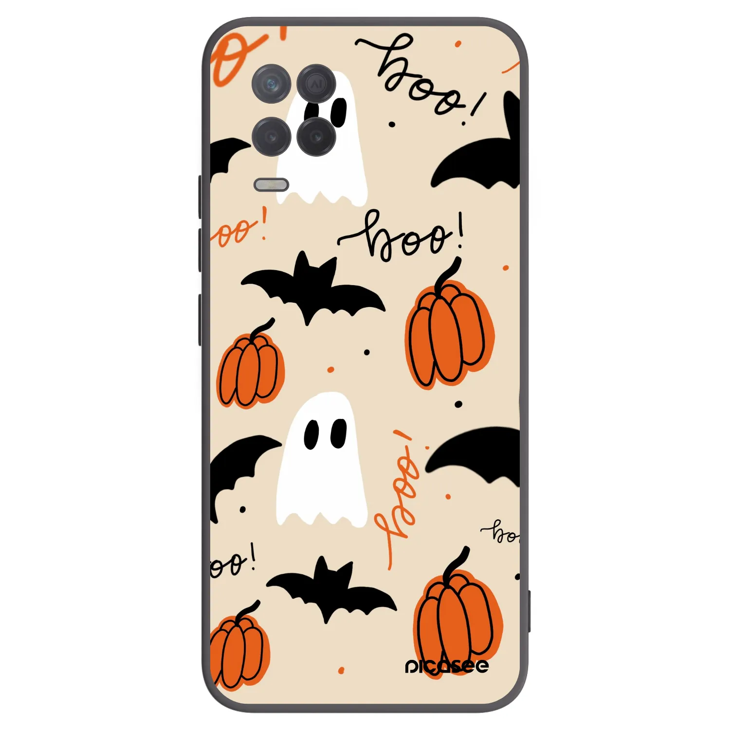 Picasee husă neagră din silicon pentru Realme 8 5G - Halloween 26