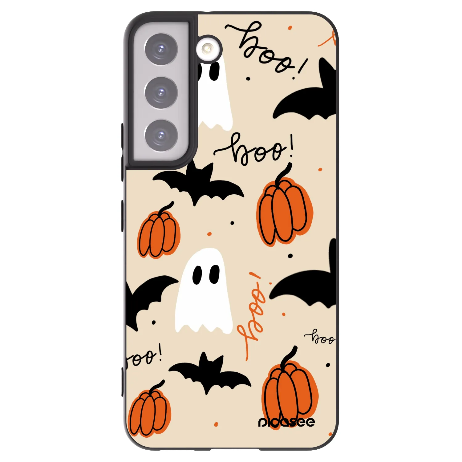 Picasee husă neagră din silicon pentru Samsung Galaxy S22 5G - Halloween 26