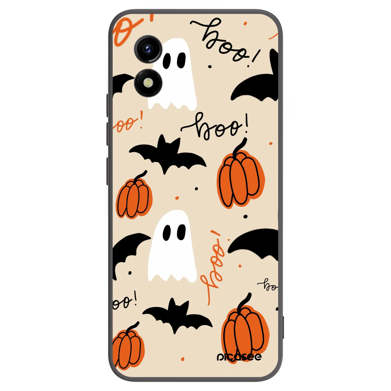 Picasee husă neagră din silicon pentru Vivo Y01 - Halloween 26