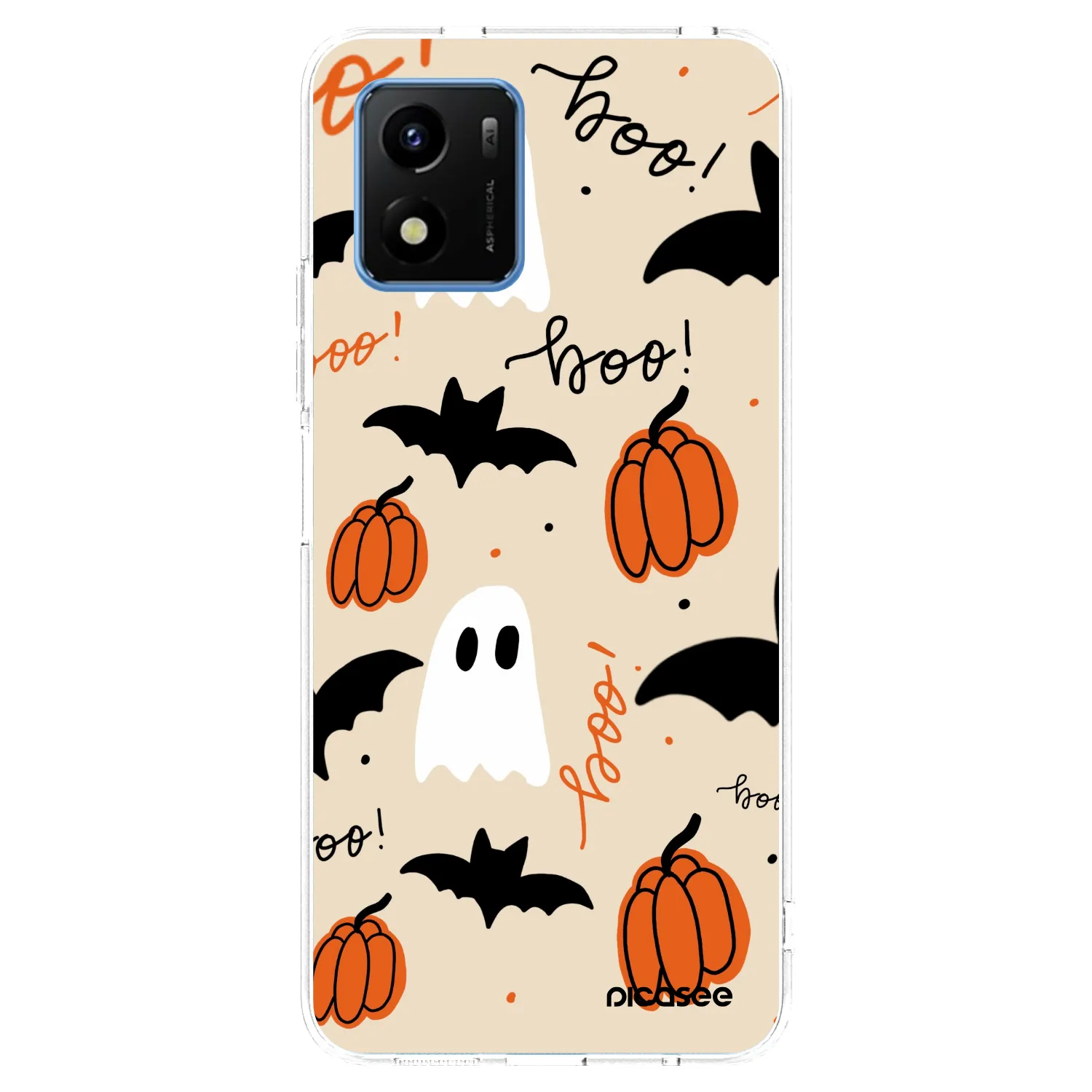 Picasee husă transparentă din silicon pentru Vivo Y01 - Halloween 26