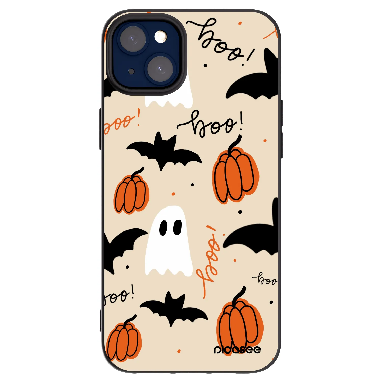 Picasee husă neagră din silicon pentru Apple iPhone 14 Plus - Halloween 26