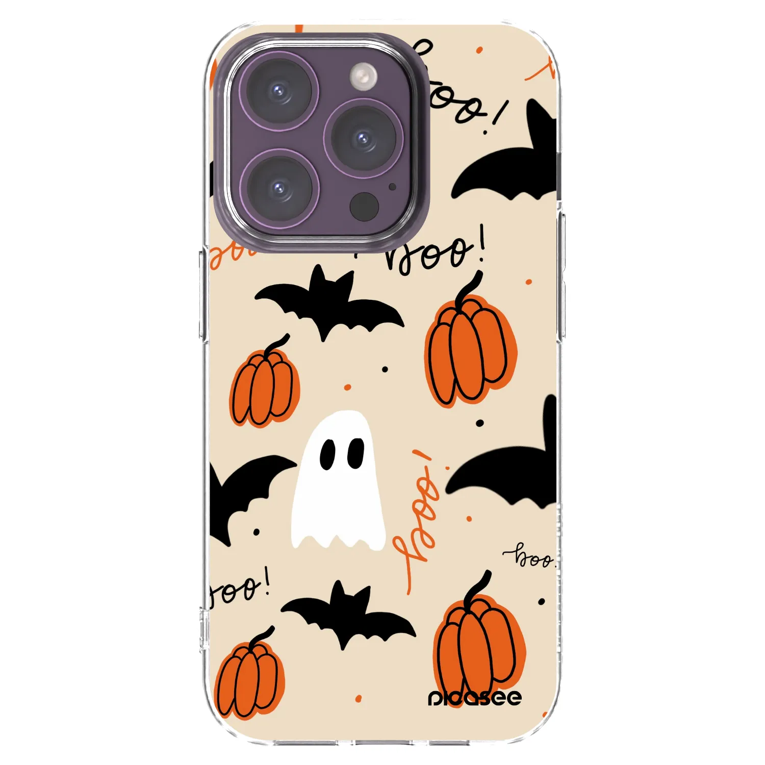Picasee husă transparentă din silicon pentru Apple iPhone 14 Pro - Halloween 26