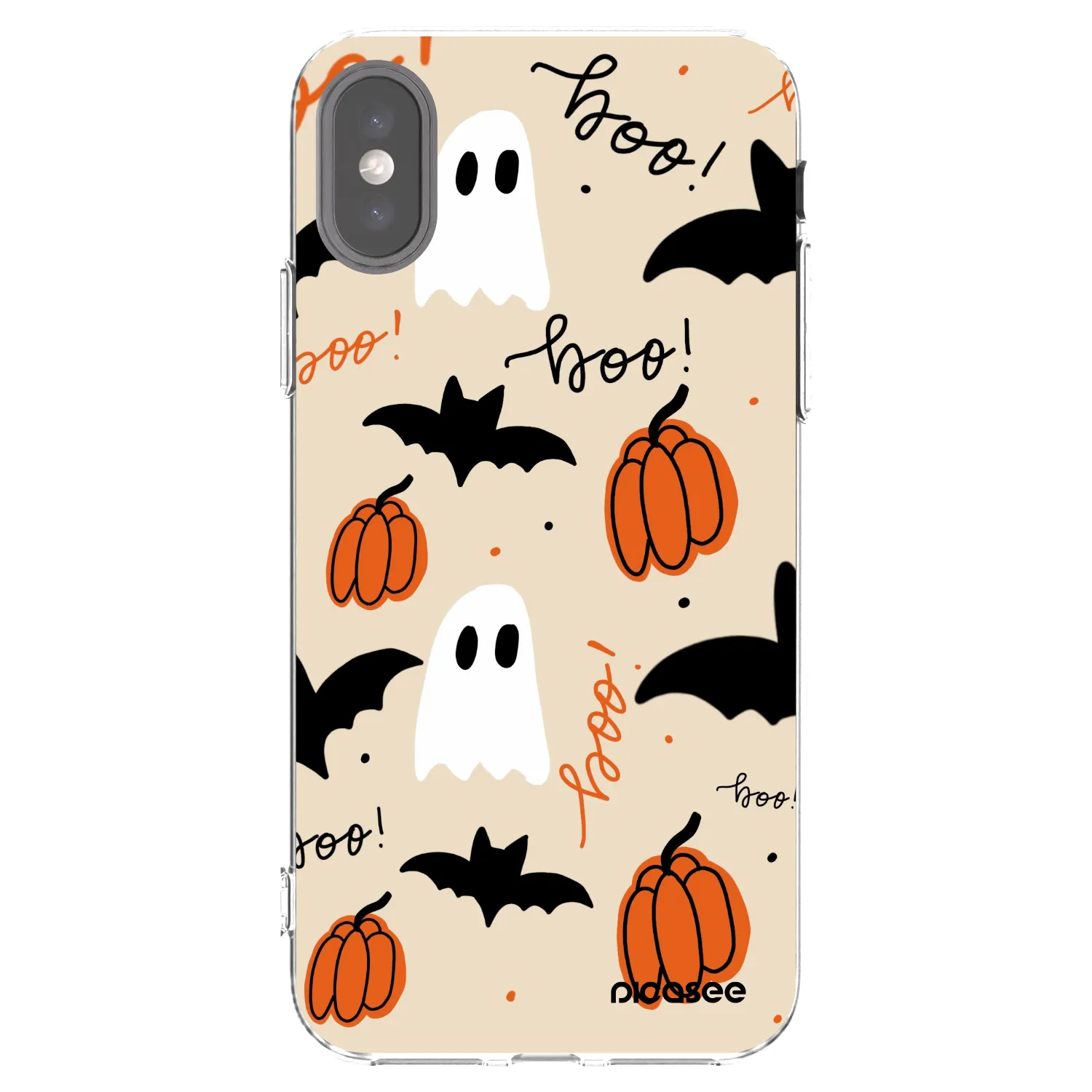 Picasee husă transparentă din silicon pentru Apple iPhone X/XS - Halloween 26