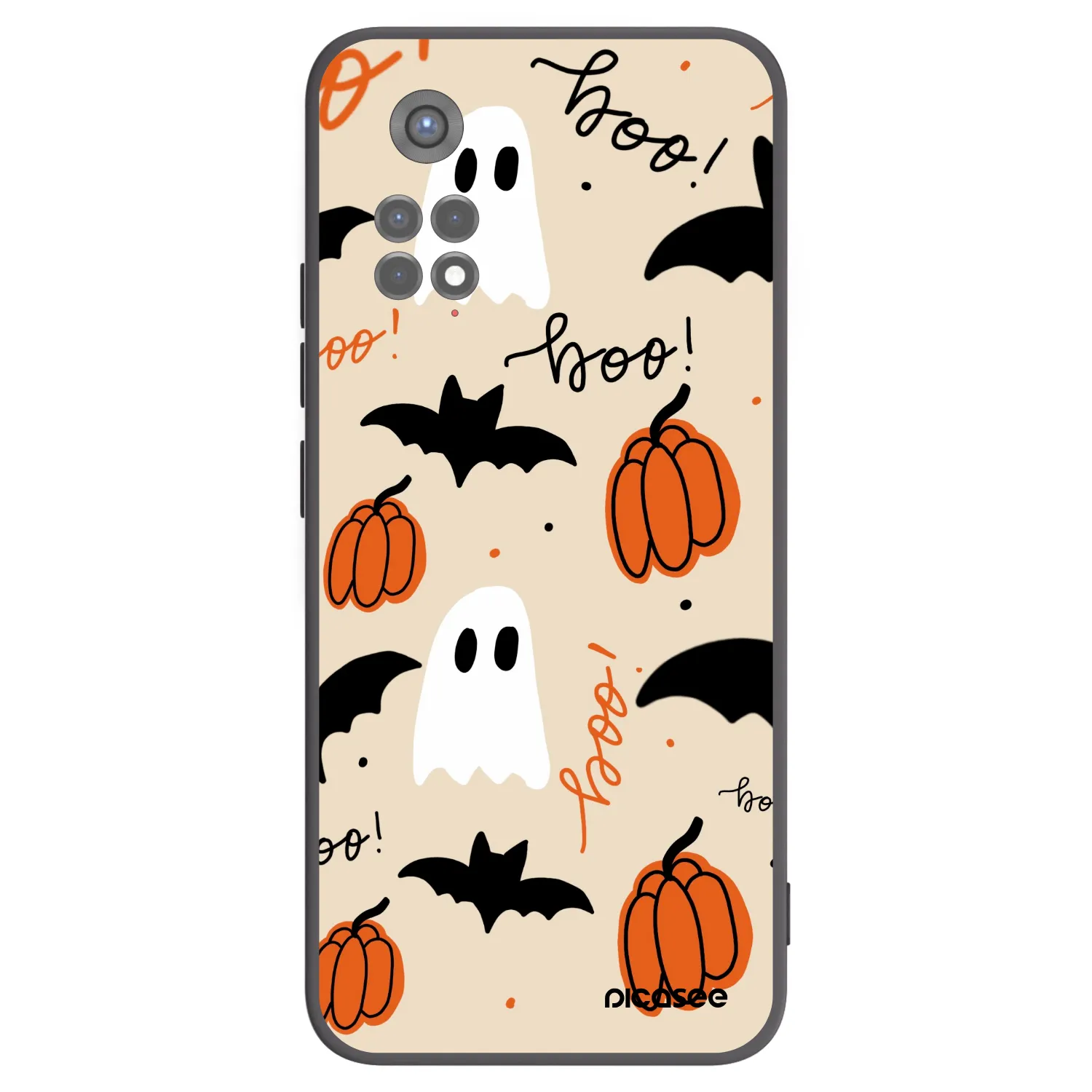 Picasee husă neagră din silicon pentru Xiaomi Redmi Note 11S 5G - Halloween 26