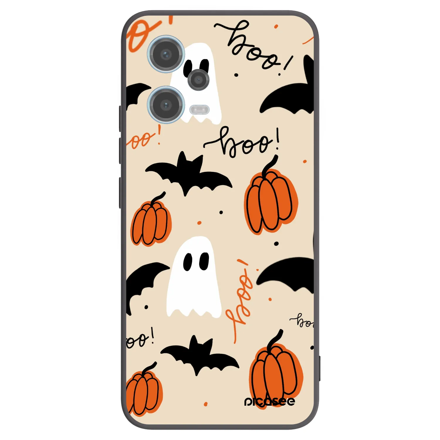 Picasee husă neagră din silicon pentru Xiaomi Redmi Note 12 5G - Halloween 26