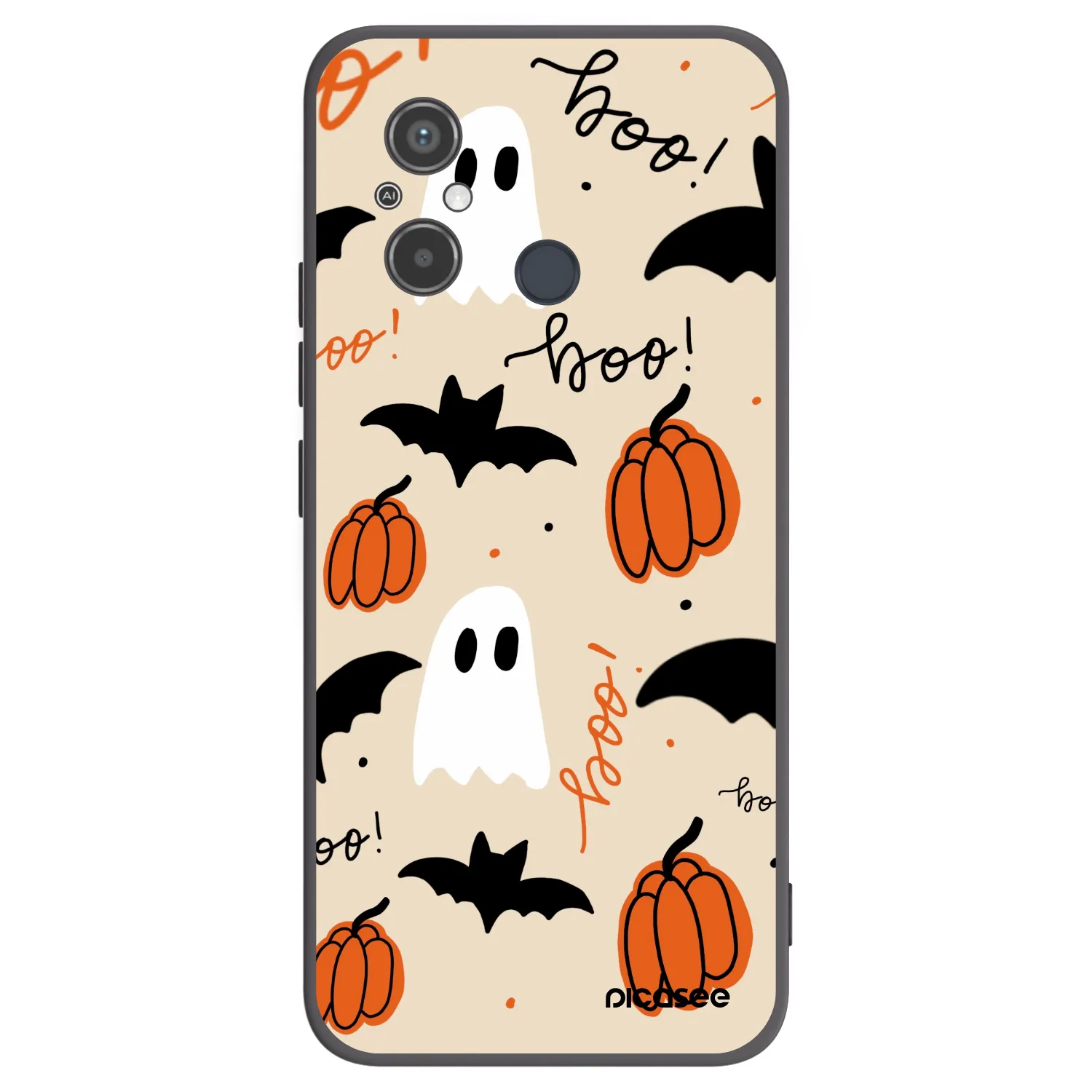 Picasee husă neagră din silicon pentru Xiaomi Redmi 12C - Halloween 26