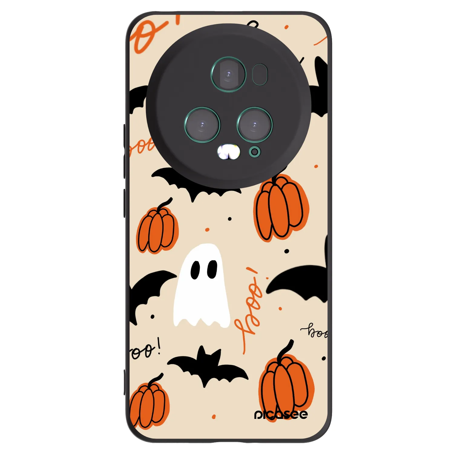 Picasee husă neagră din silicon pentru Honor Magic5 Pro - Halloween 26