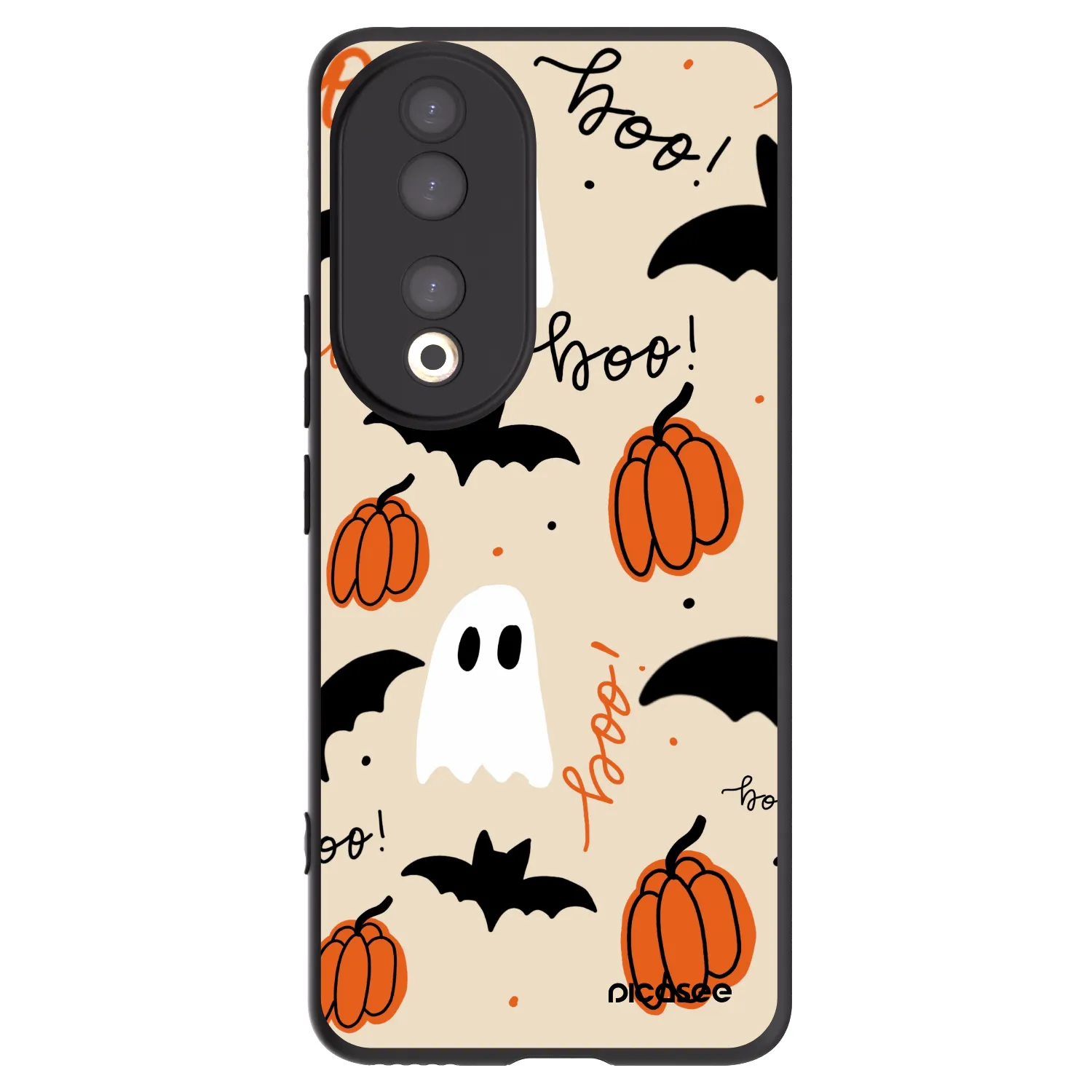 Picasee husă neagră din silicon pentru Honor 90 5G - Halloween 26