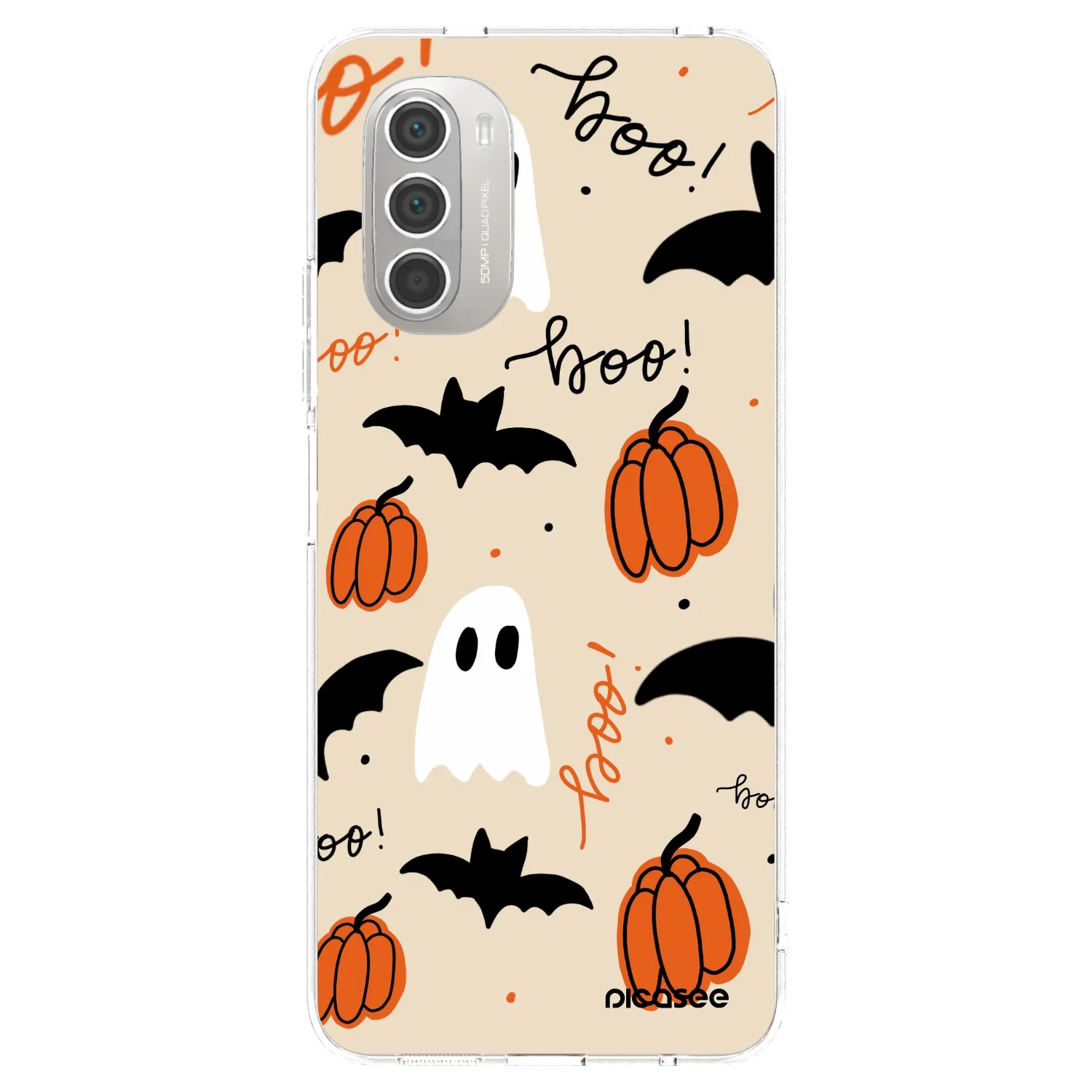 Picasee husă transparentă din silicon pentru Motorola Moto G51 - Halloween 26