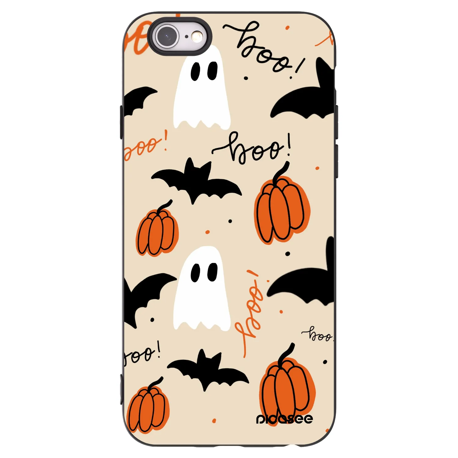 Picasee husă neagră din silicon pentru Apple iPhone 6/6S - Halloween 26