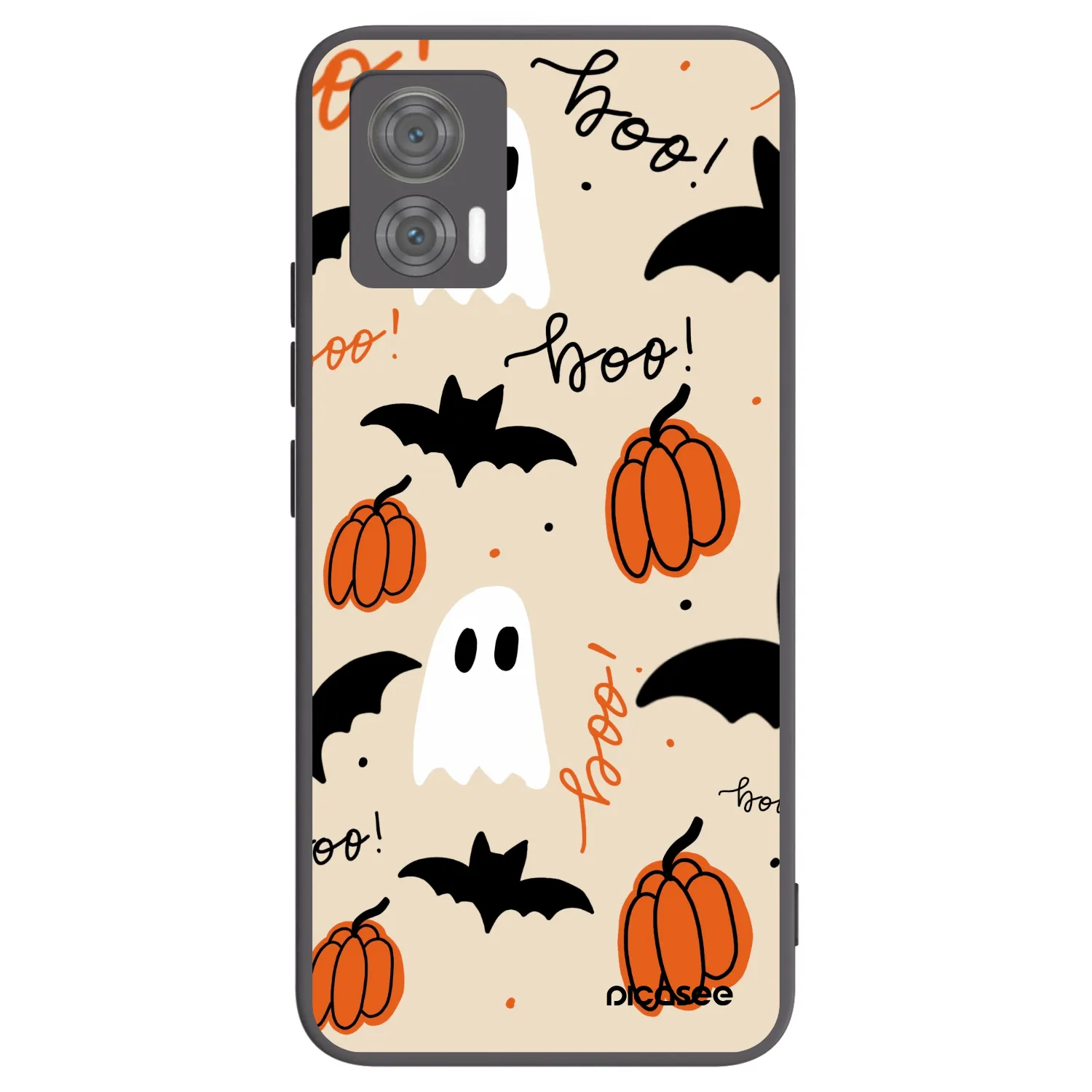 Picasee husă neagră din silicon pentru Motorola Edge 30 Neo - Halloween 26