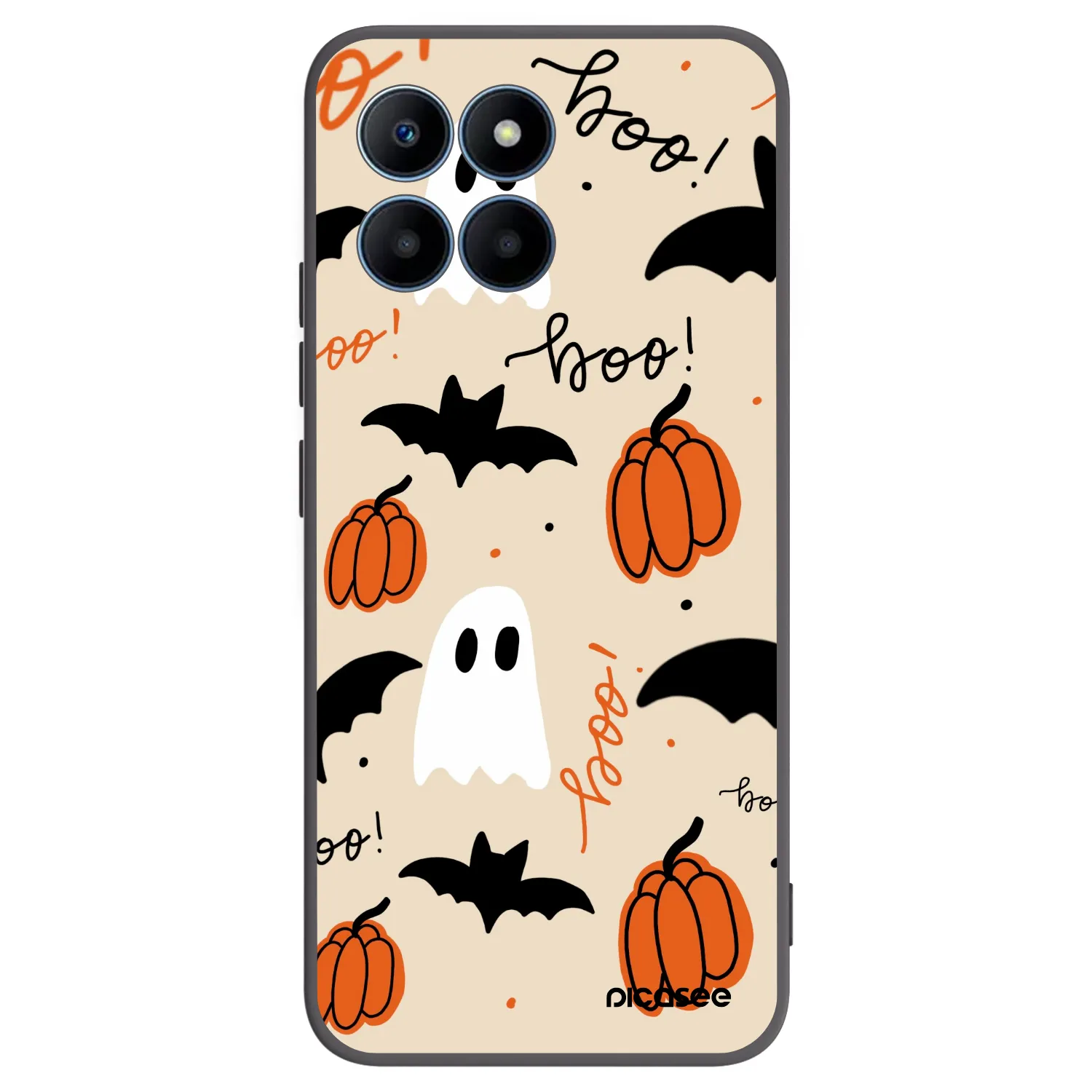 Picasee husă neagră din silicon pentru Honor 70 Lite - Halloween 26