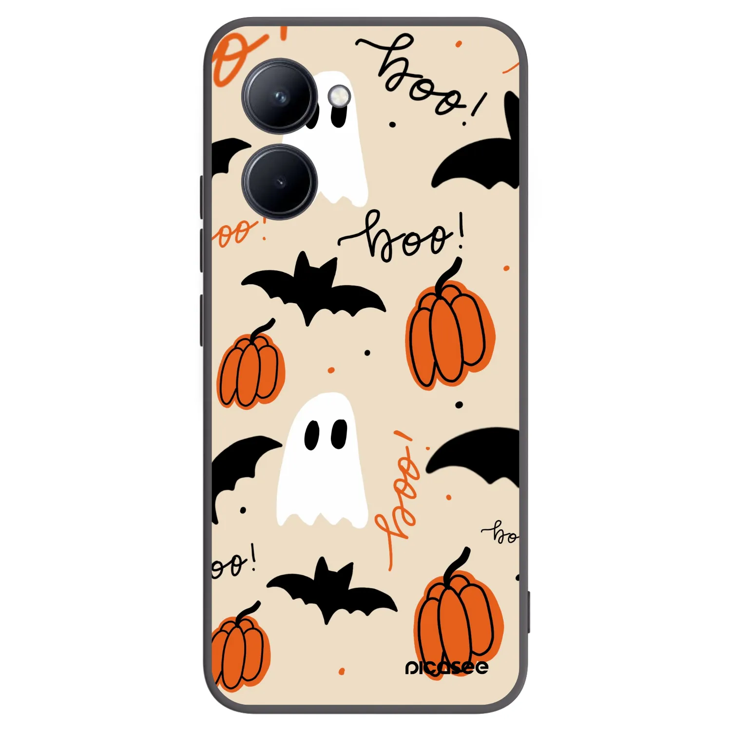 Picasee husă neagră din silicon pentru Realme C33 (2023) - Halloween 26