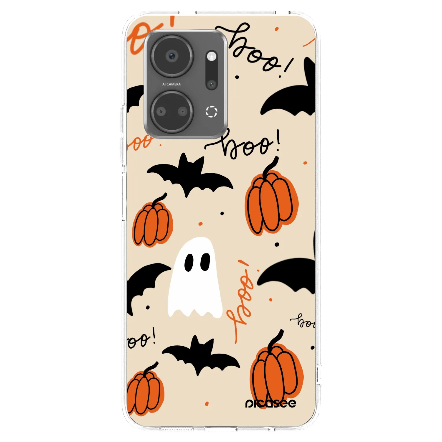 Picasee husă transparentă din silicon pentru Honor X7a - Halloween 26
