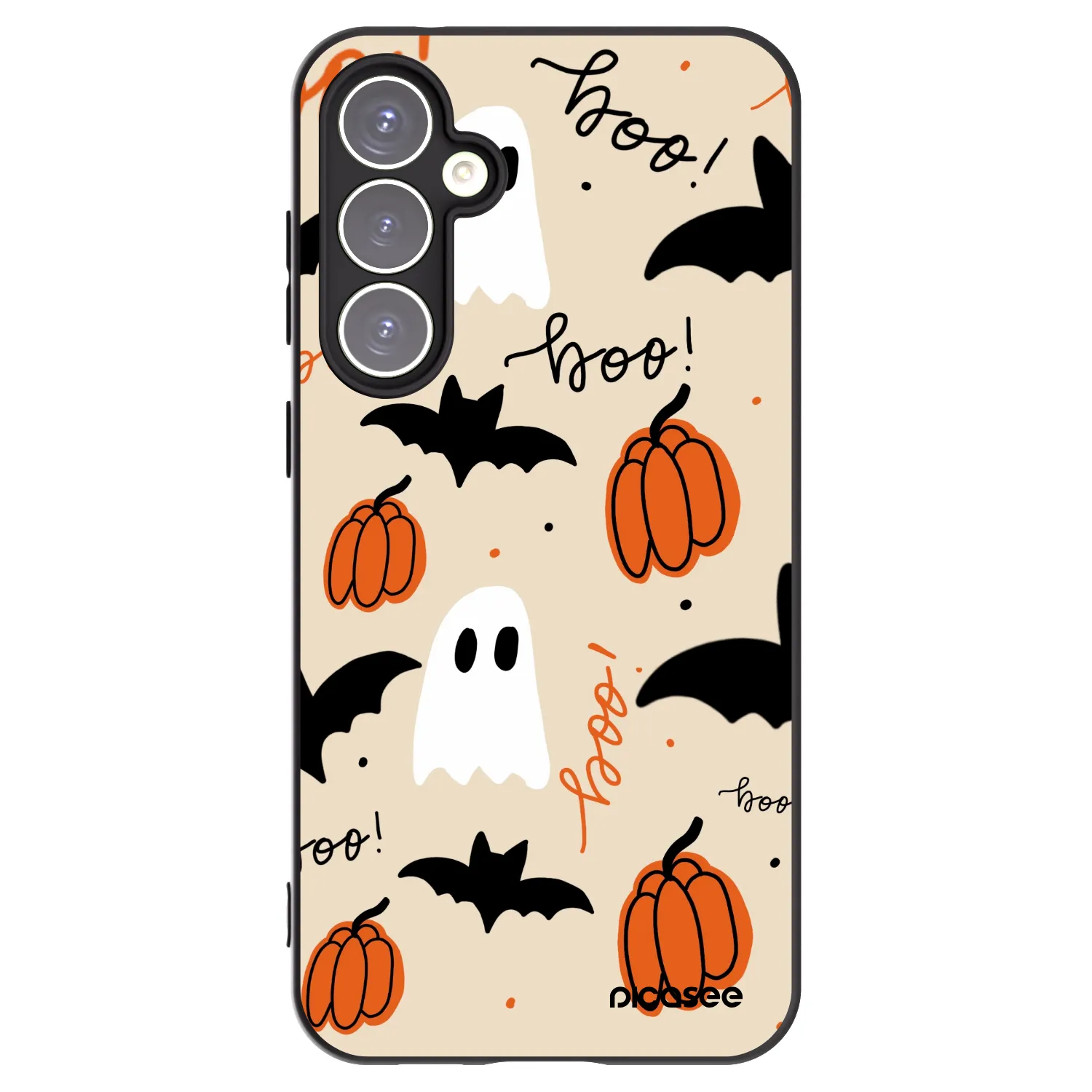Picasee husă neagră din silicon pentru Samsung Galaxy S23 FE S711B - Halloween 26