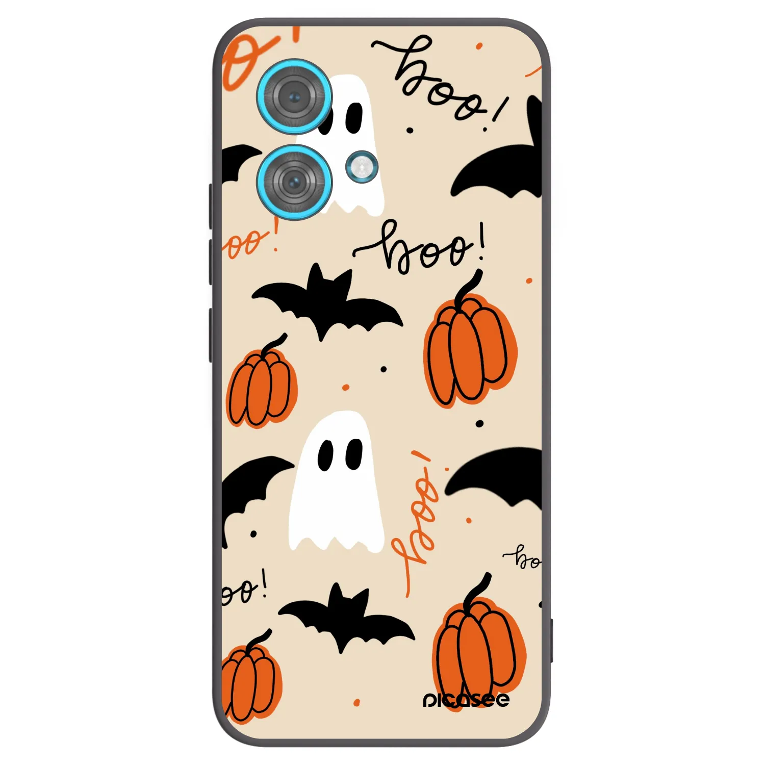 Picasee husă neagră din silicon pentru Motorola Edge 40 Neo - Halloween 26