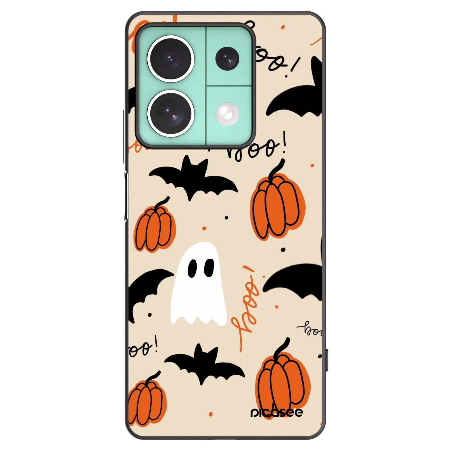 Picasee husă neagră din silicon pentru Xiaomi Redmi Note 13 5G - Halloween 26