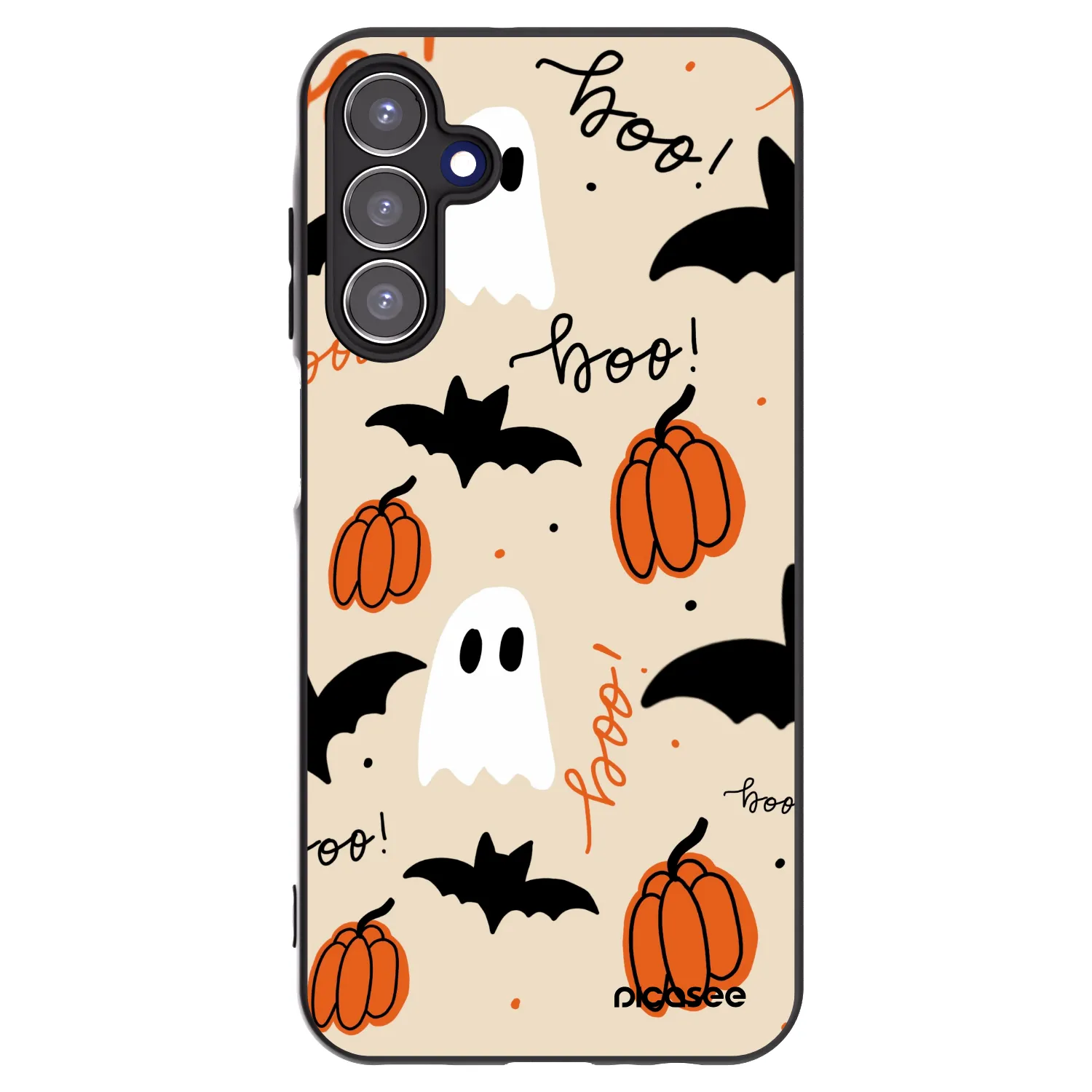 Picasee husă neagră din silicon pentru Samsung Galaxy A15 A156B 5G - Halloween 26