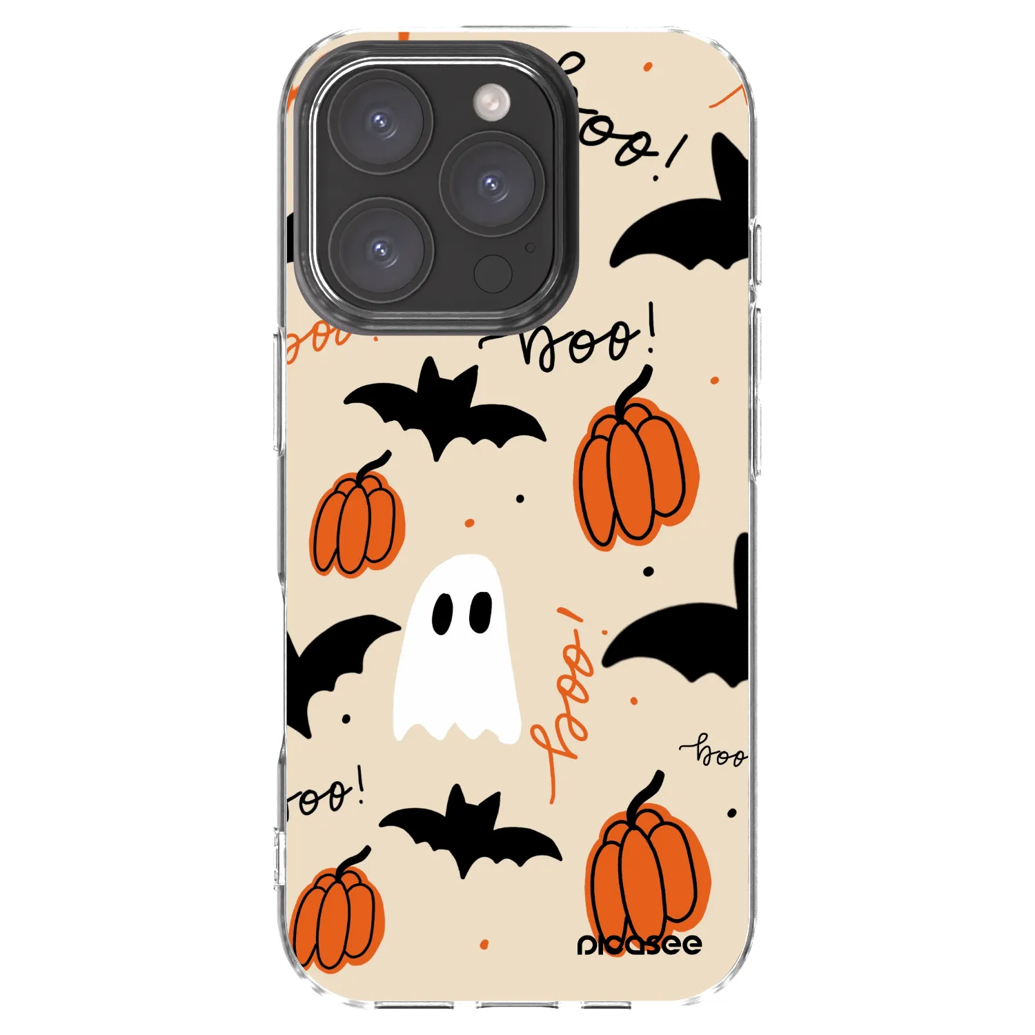 Picasee husă transparentă din silicon pentru Apple iPhone 16 Pro - Halloween 26