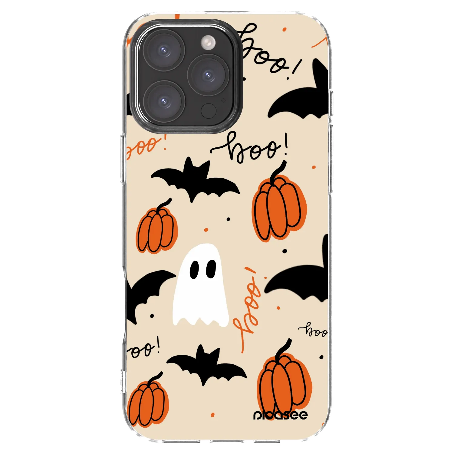 Picasee husă transparentă din silicon pentru Apple iPhone 16 Pro Max - Halloween 26