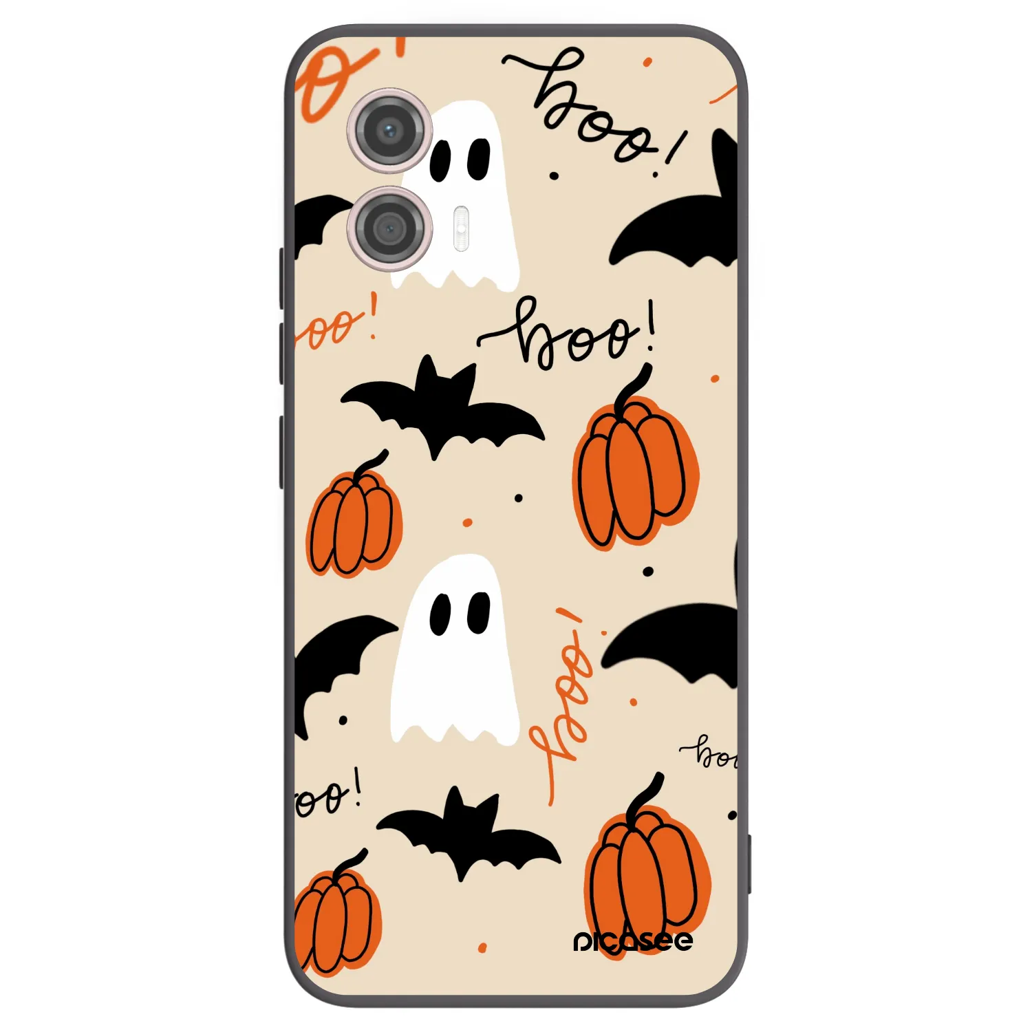 Picasee husă neagră din silicon pentru Motorola Moto G53 5G - Halloween 26