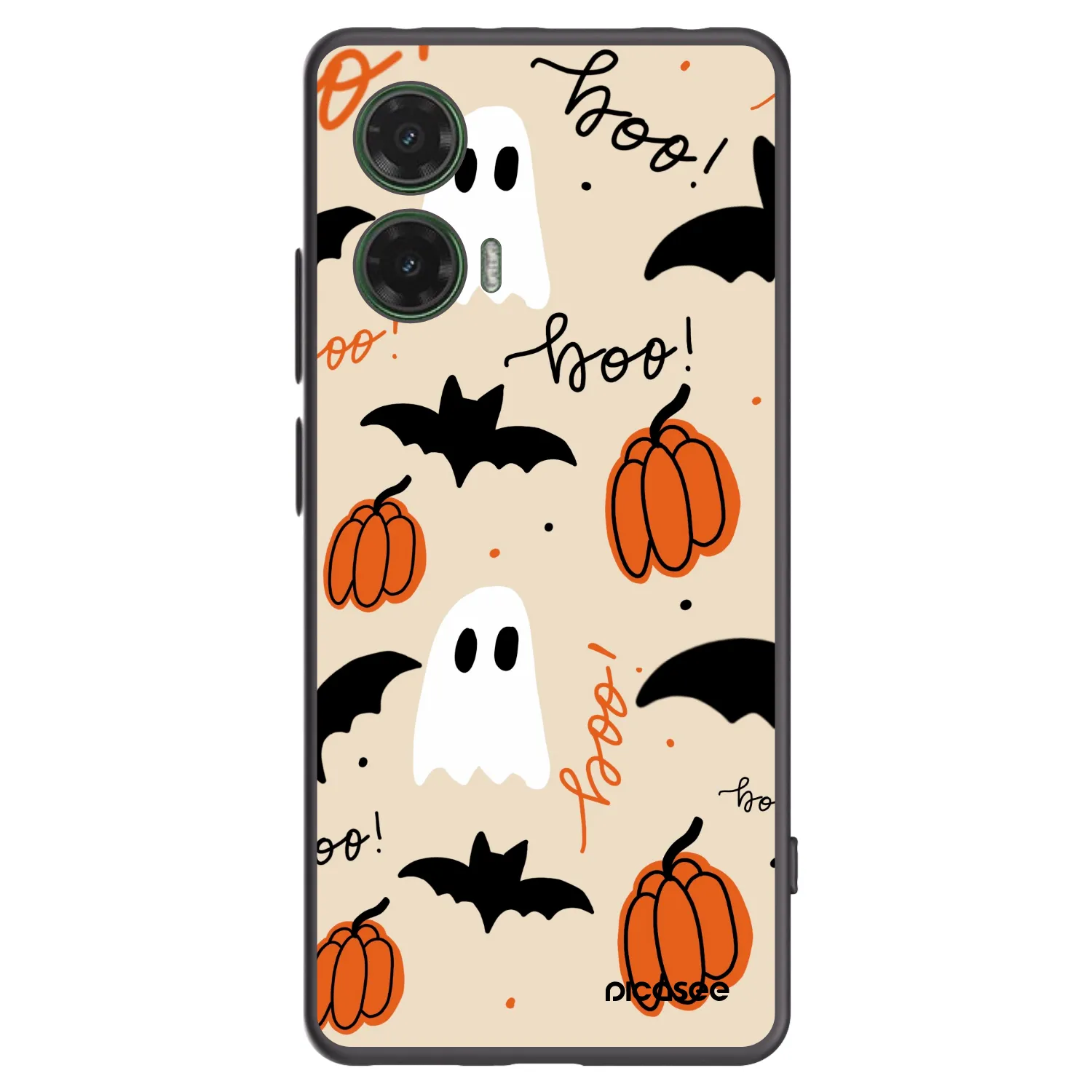 Picasee husă neagră din silicon pentru Motorola Moto G35 5G - Halloween 26