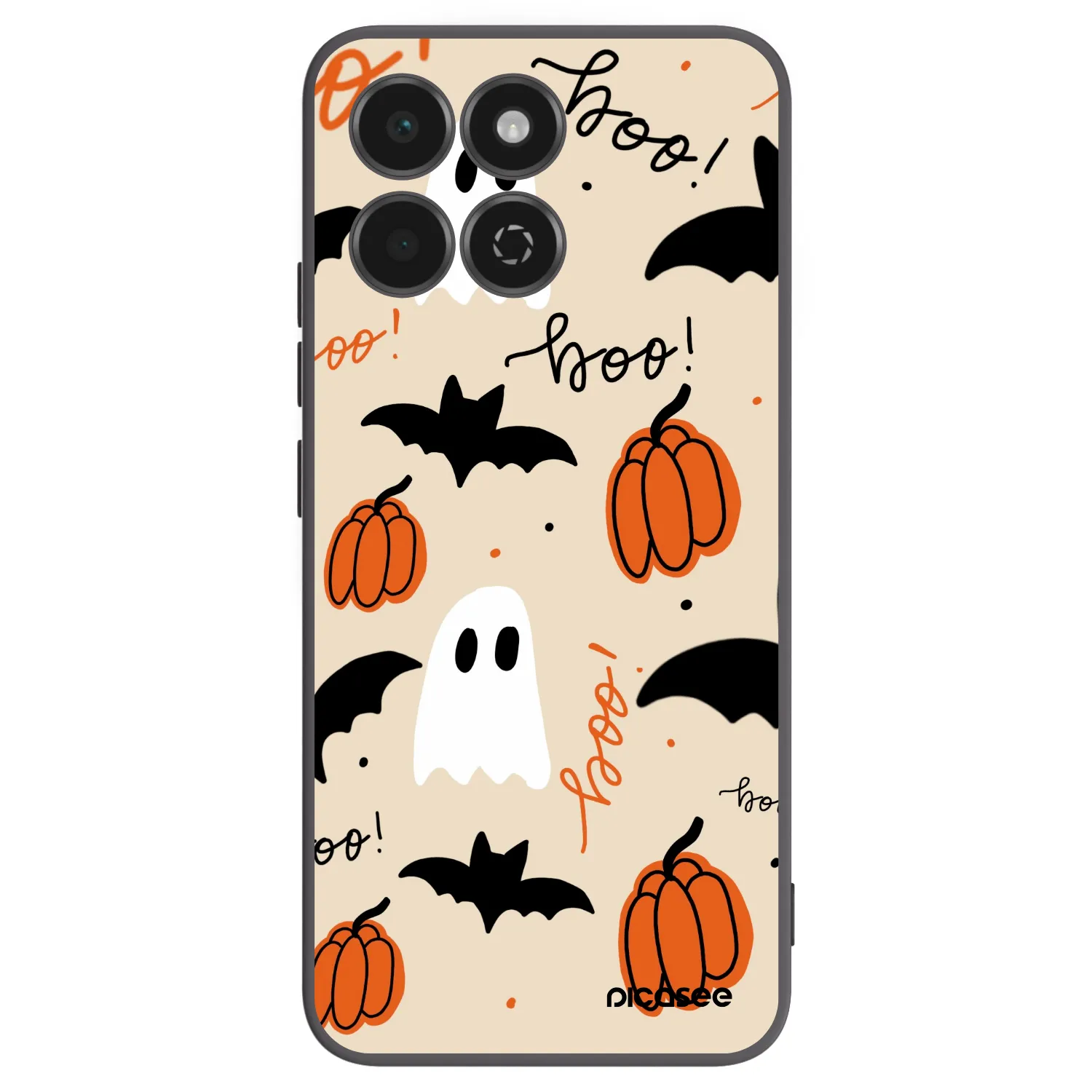 Picasee husă neagră din silicon pentru Honor 200 Smart 5G - Halloween 26