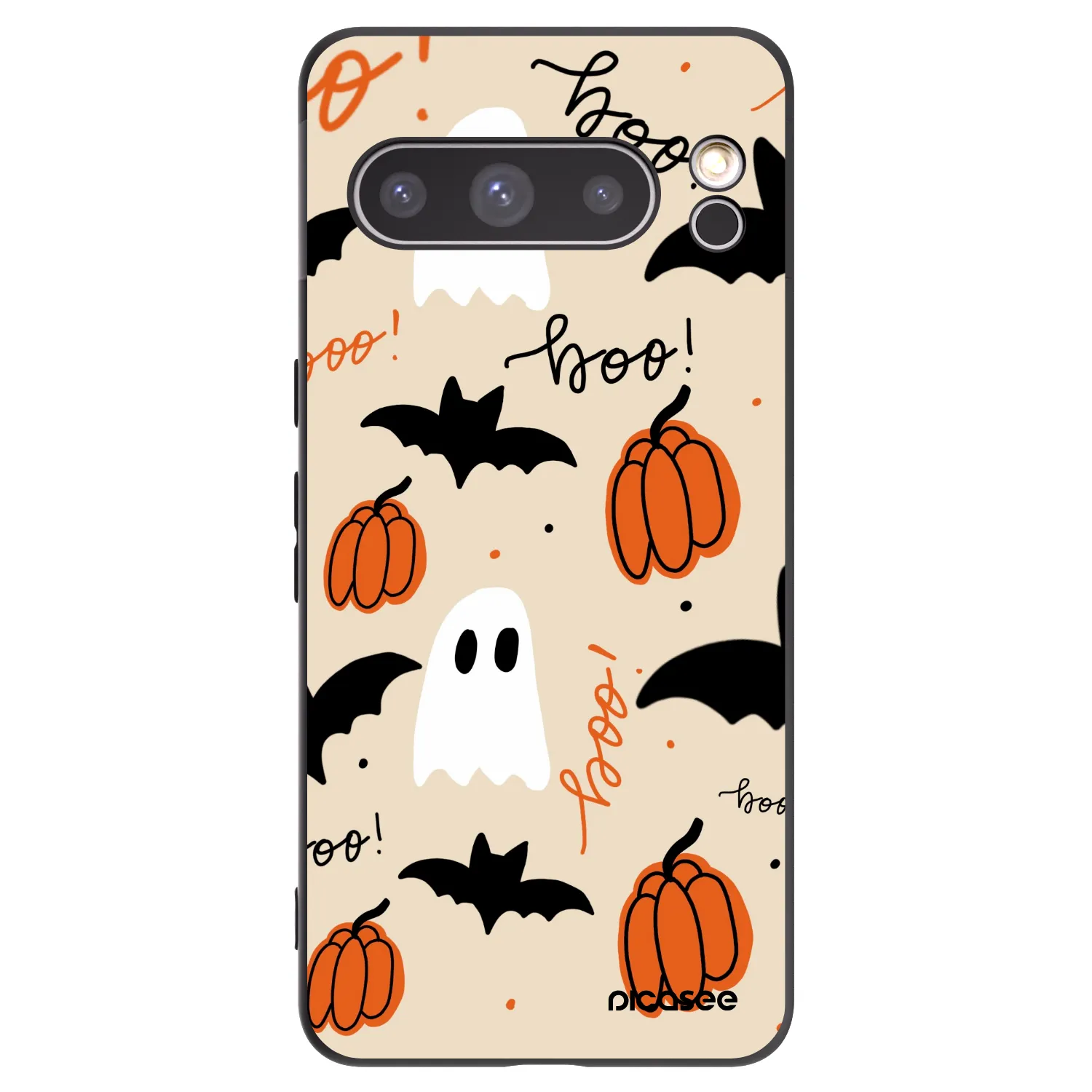 Picasee husă neagră din silicon pentru Google Pixel 8 Pro - Halloween 26