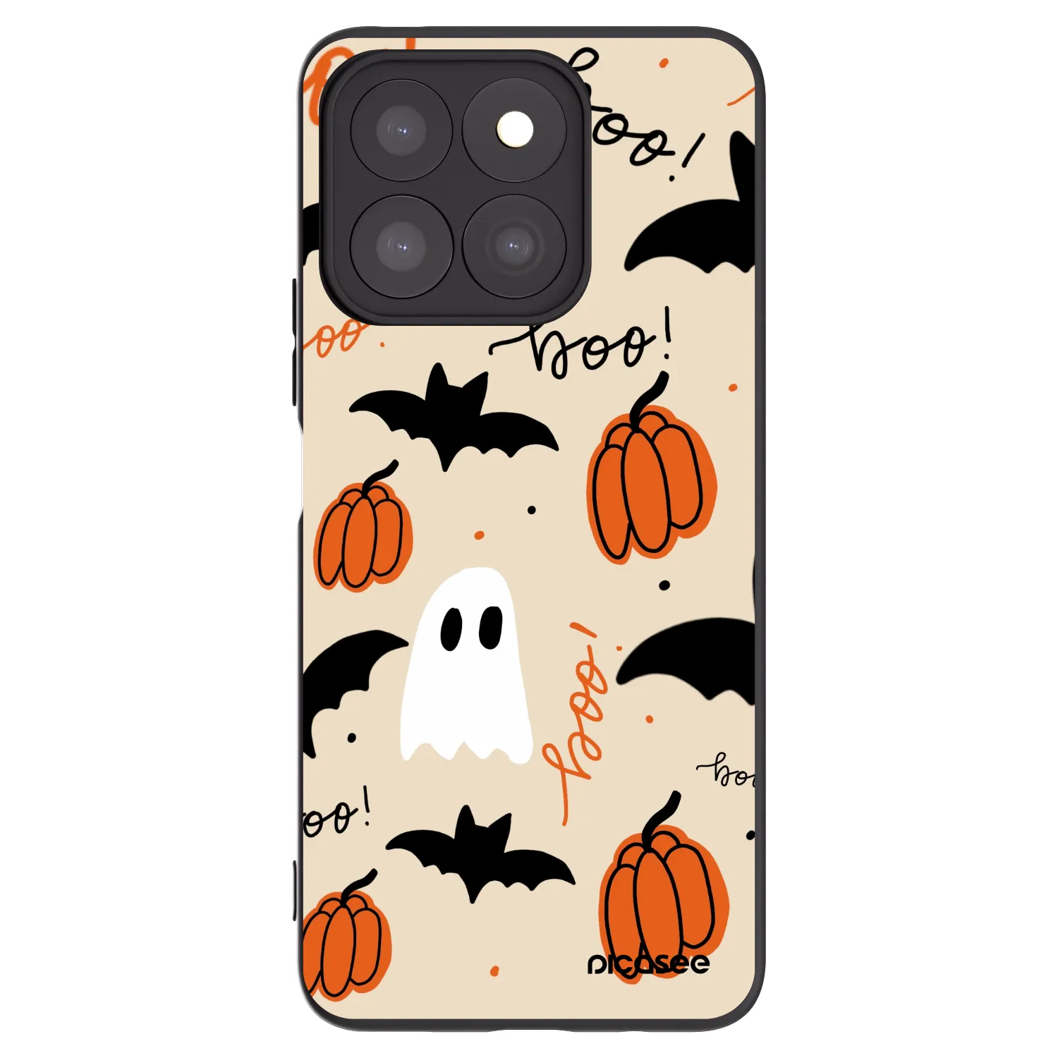 Picasee husă neagră din silicon pentru Honor X8c - Halloween 26
