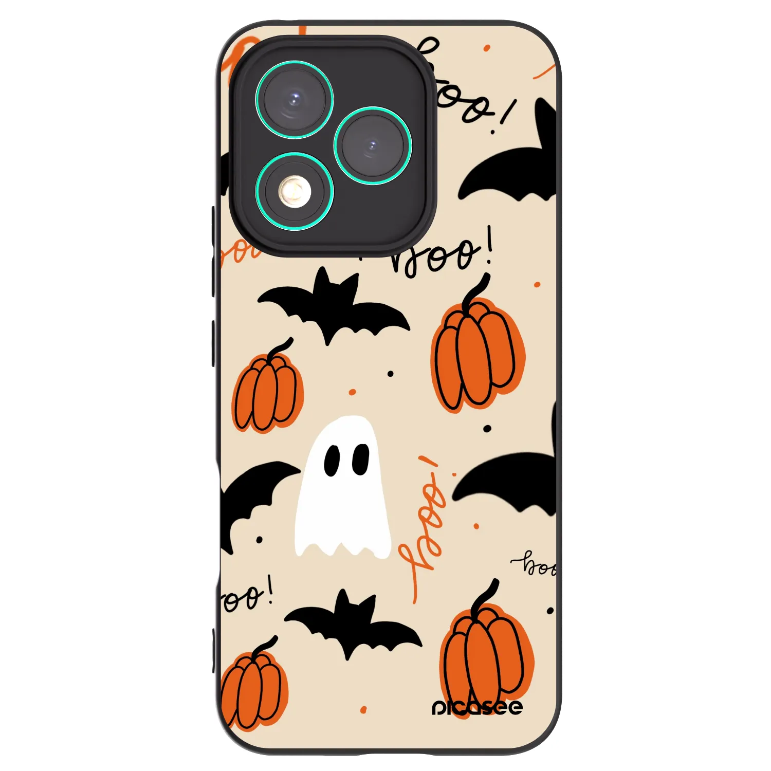 Picasee husă neagră din silicon pentru Honor 400 Lite 5G - Halloween 26
