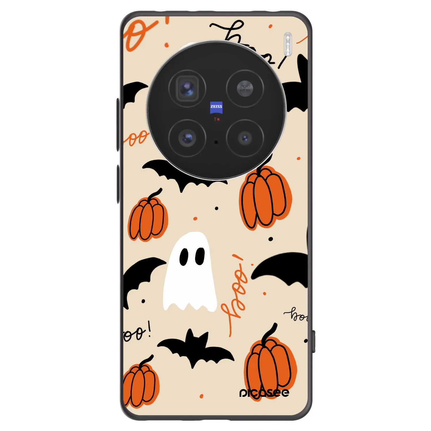 Picasee husă neagră din silicon pentru Vivo X200 Pro - Halloween 26