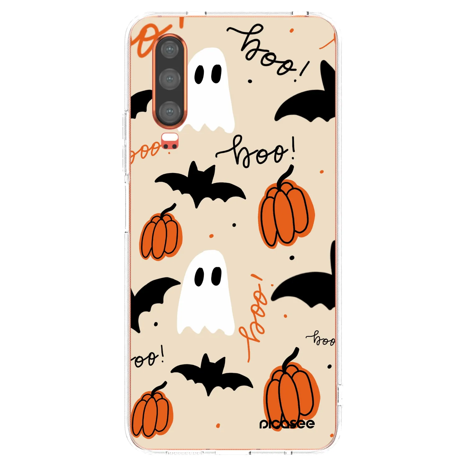 Picasee husă transparentă din silicon pentru Huawei P30 - Halloween 26