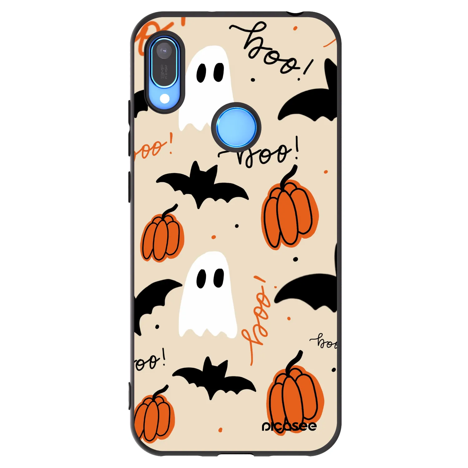 Picasee husă neagră din silicon pentru Huawei Y6 2019 - Halloween 26