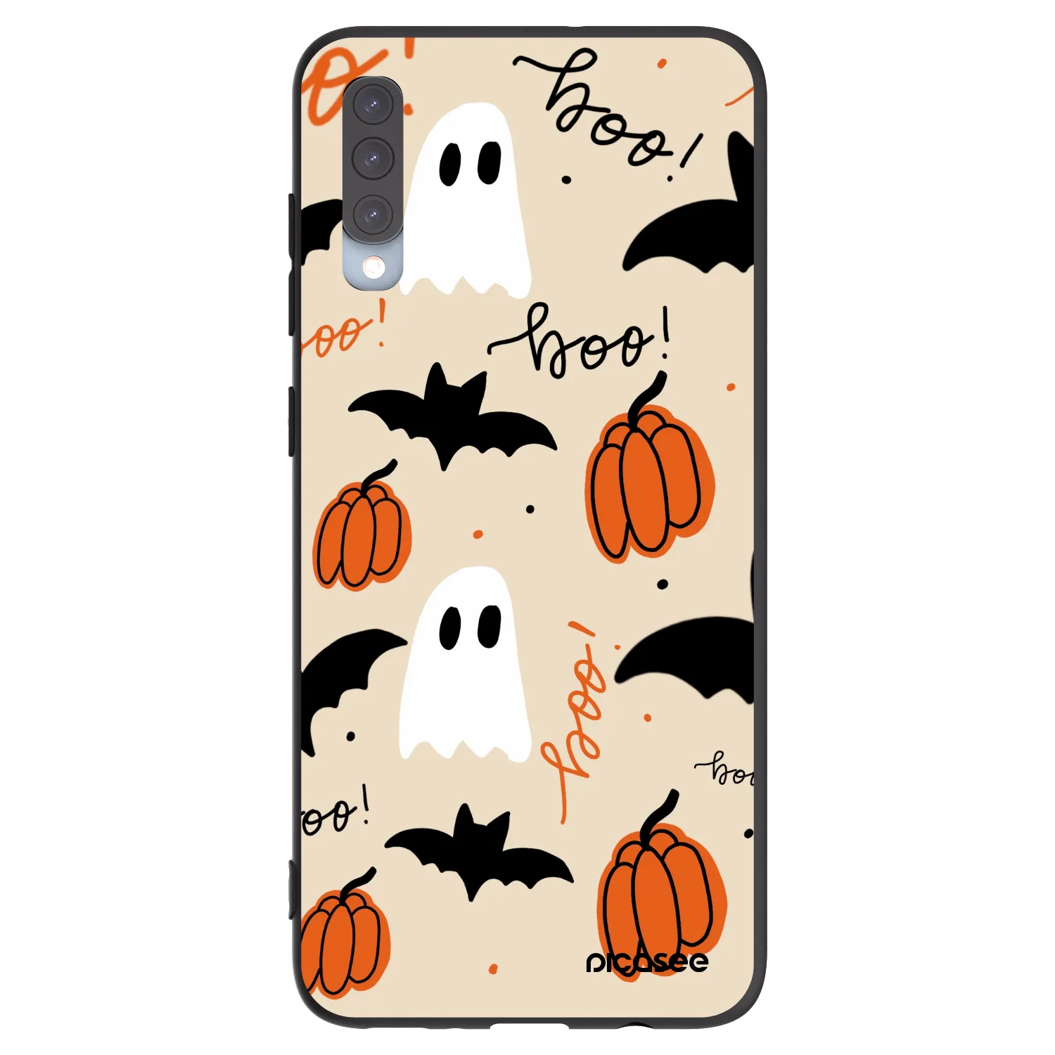 Picasee husă neagră din silicon pentru Samsung Galaxy A70 A705F - Halloween 26