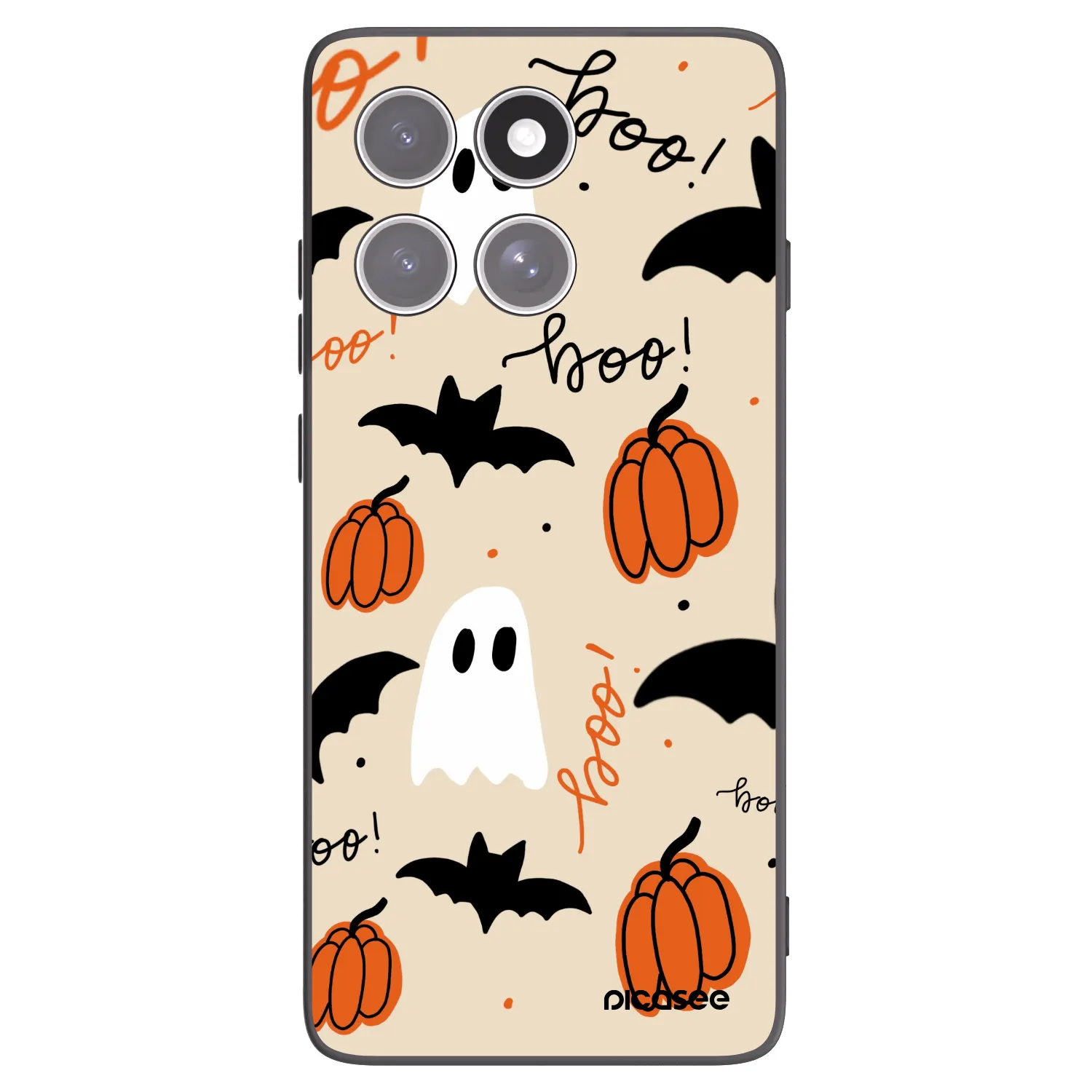 Picasee husă neagră din silicon pentru Motorola Edge 60 Pro - Halloween 26