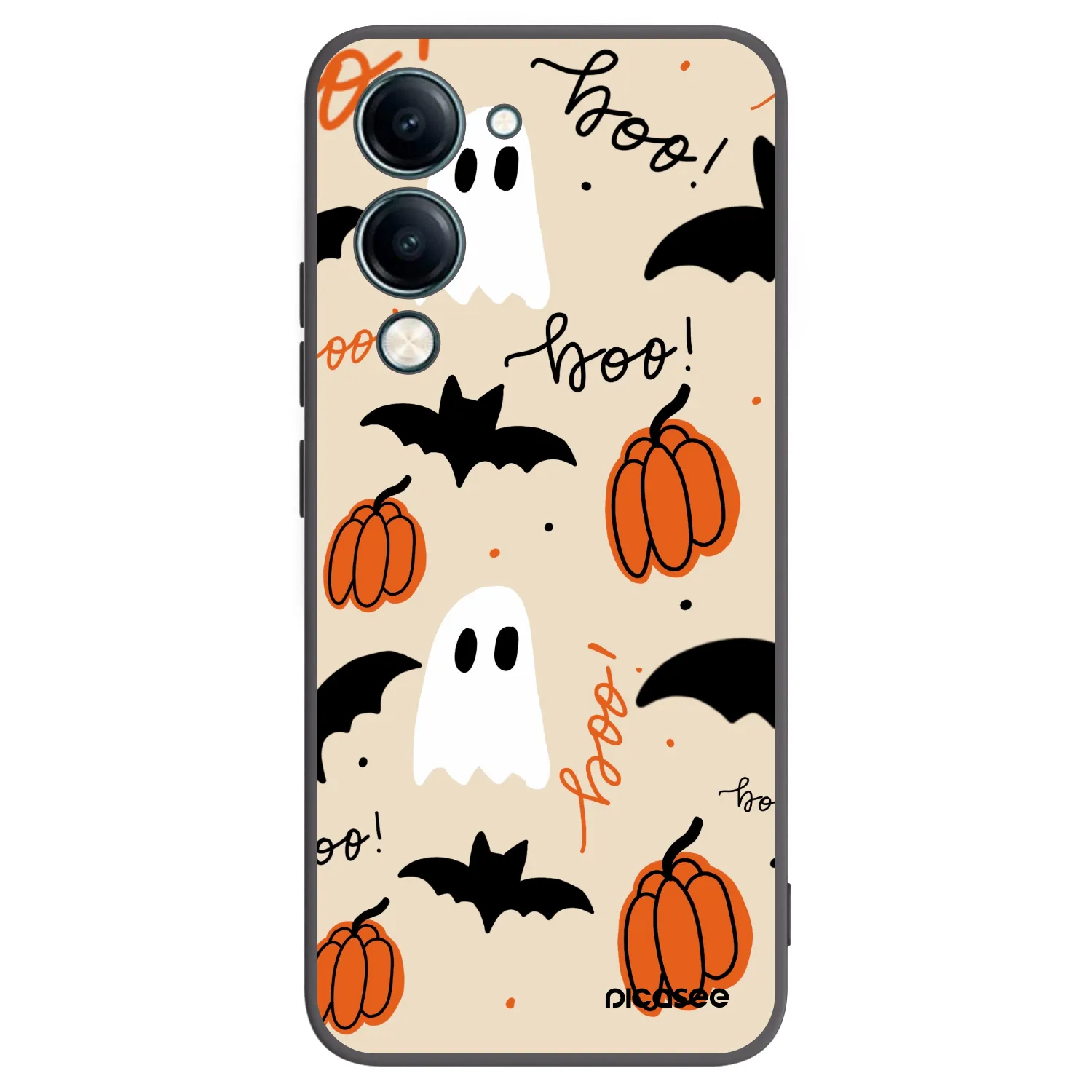 Picasee husă neagră din silicon pentru Vivo Y29s 5G - Halloween 26