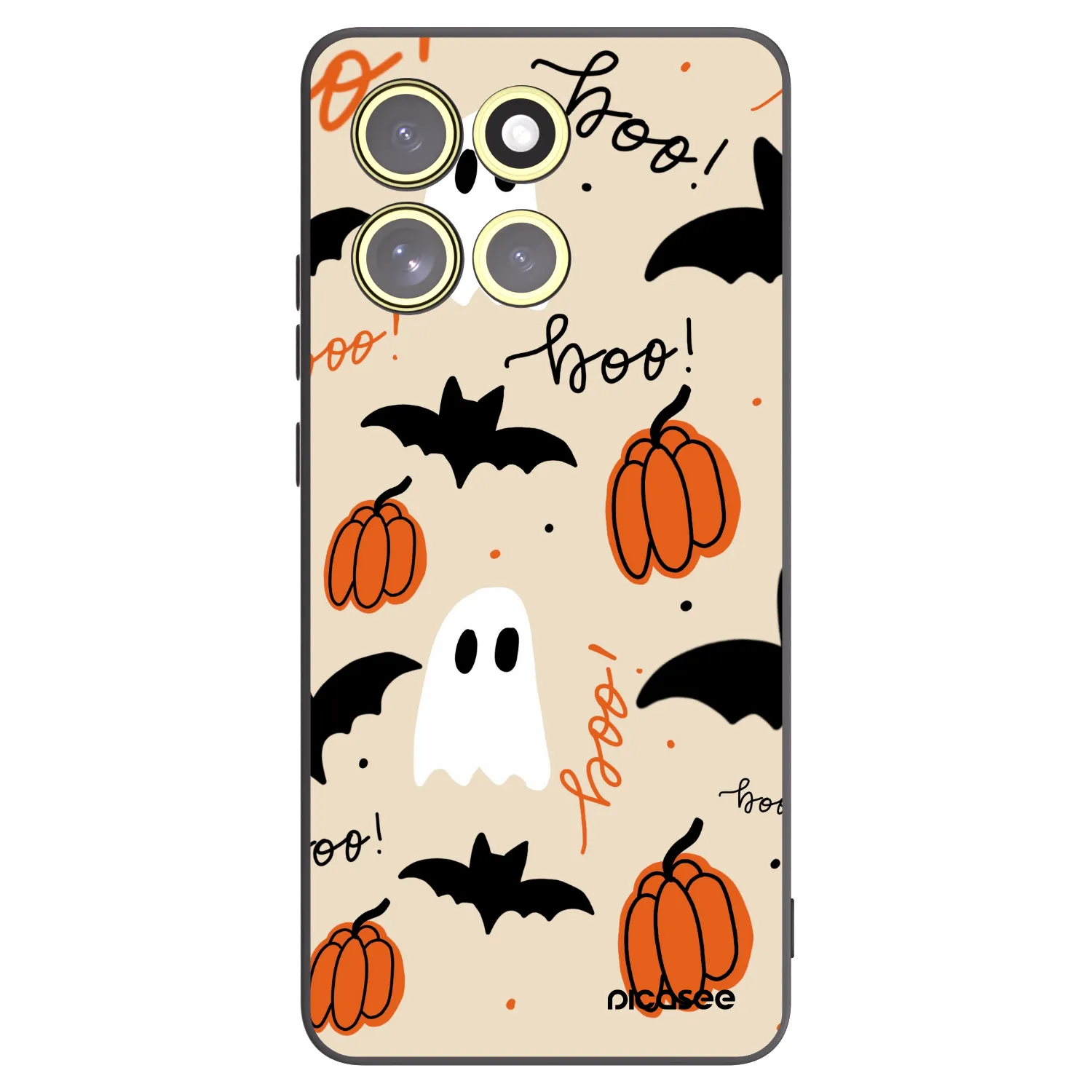 Picasee husă neagră din silicon pentru Motorola Moto G86 Power 5G - Halloween 26